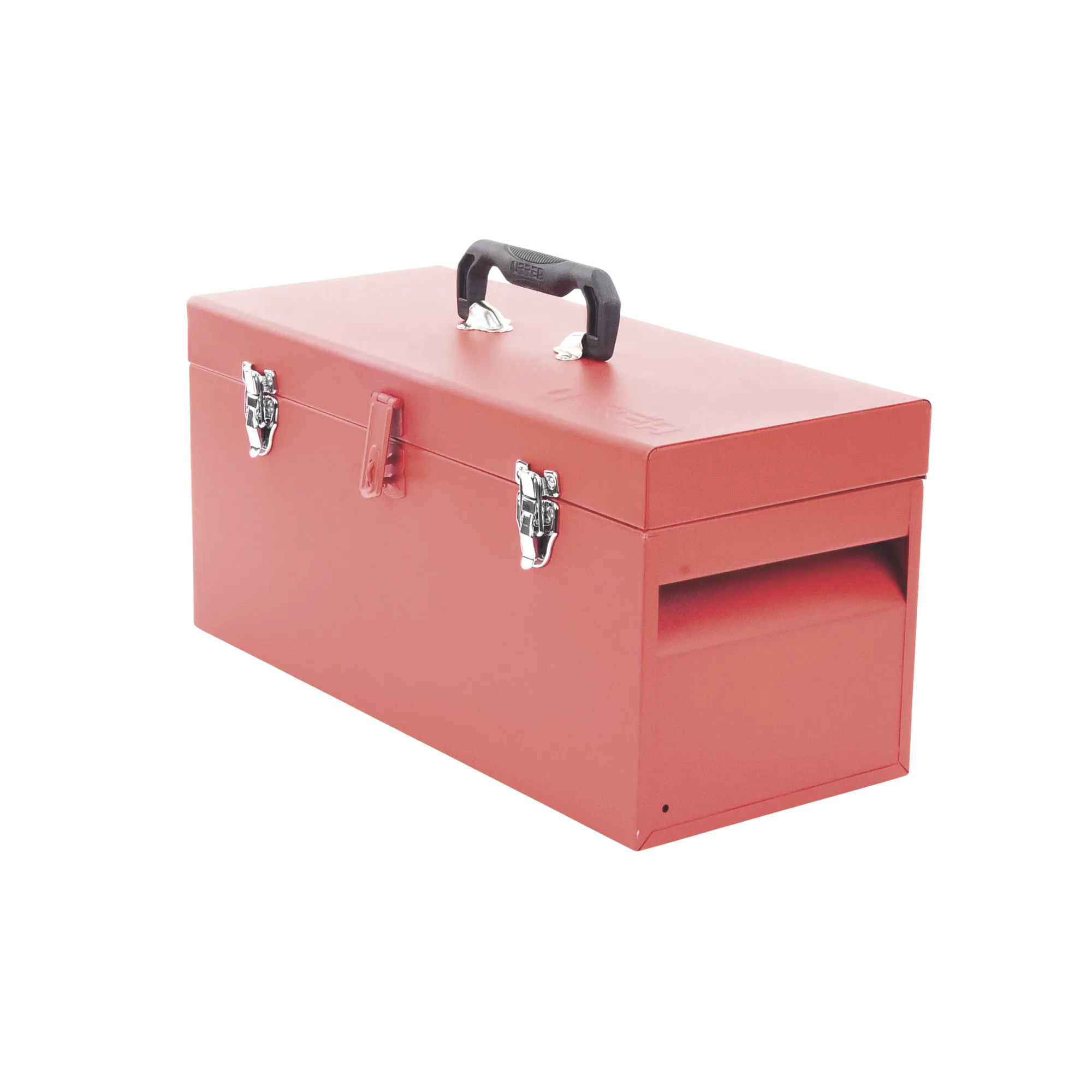 Caja de herramientas metálica con soble cerradura de 51 x 21.5 x 24cm.