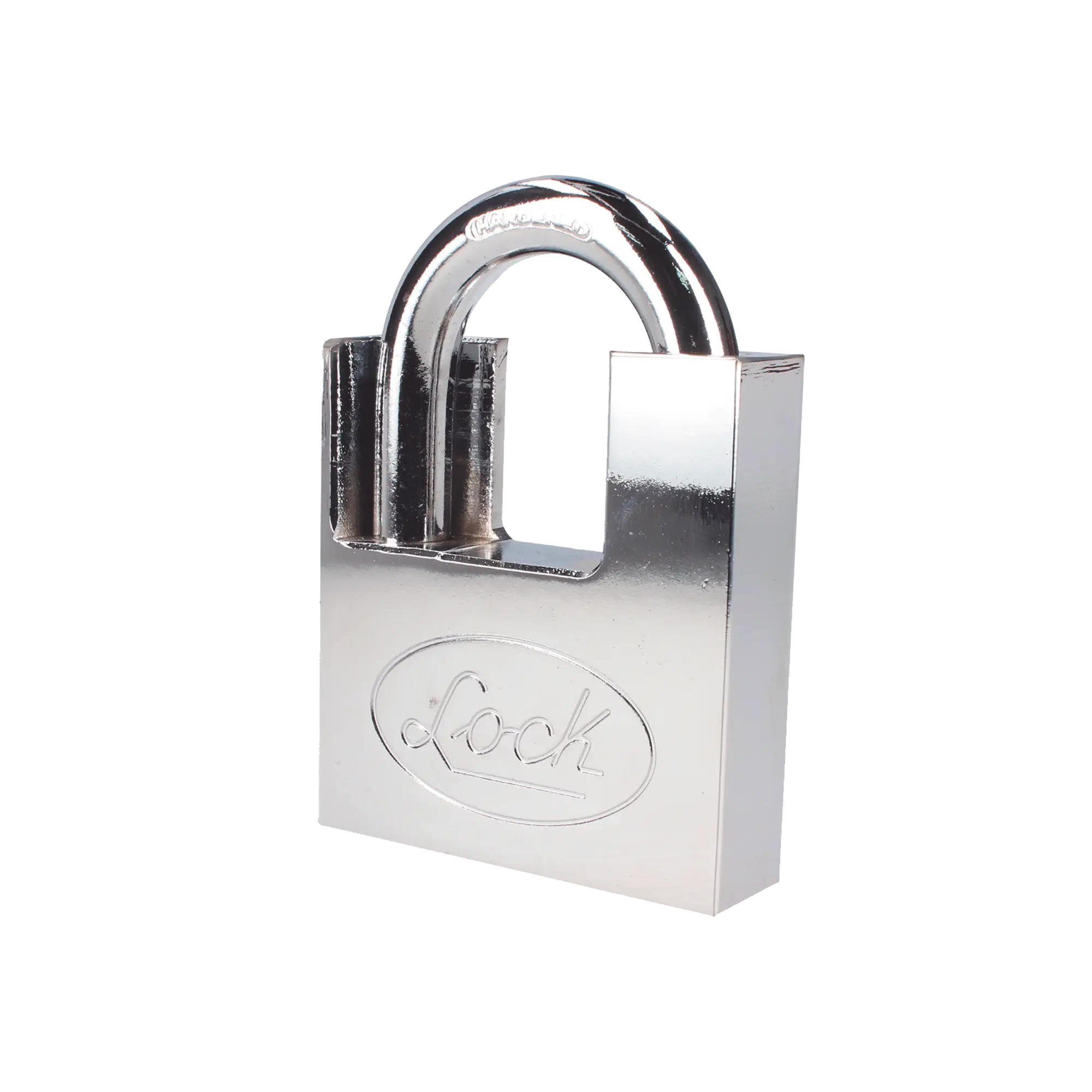Candado de acero con Guarda Anti Palanca/ Acabado en Cromo Satinado / Doble Cerrojo / Medida 40 mm/ Nivel de seguridad 7/ 4 Llaves Abloy.