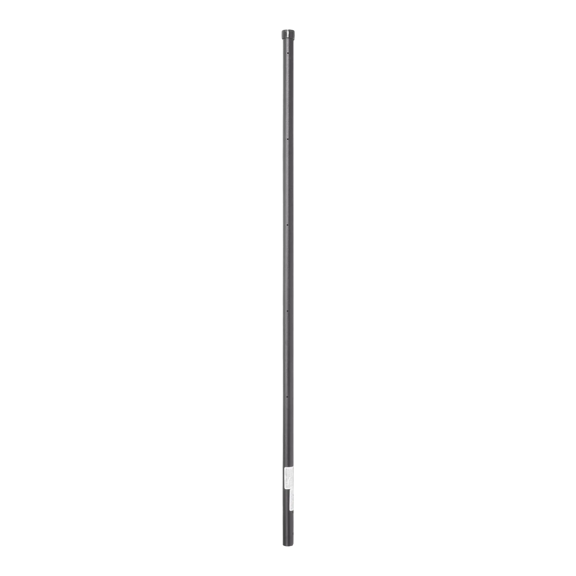 Poste de Esquina Negro de 1.2m para Cerca Electrificada de Tubo Galvanizado cal. 18 de 1″Diam. para 5 Aisladores (No incluidos).