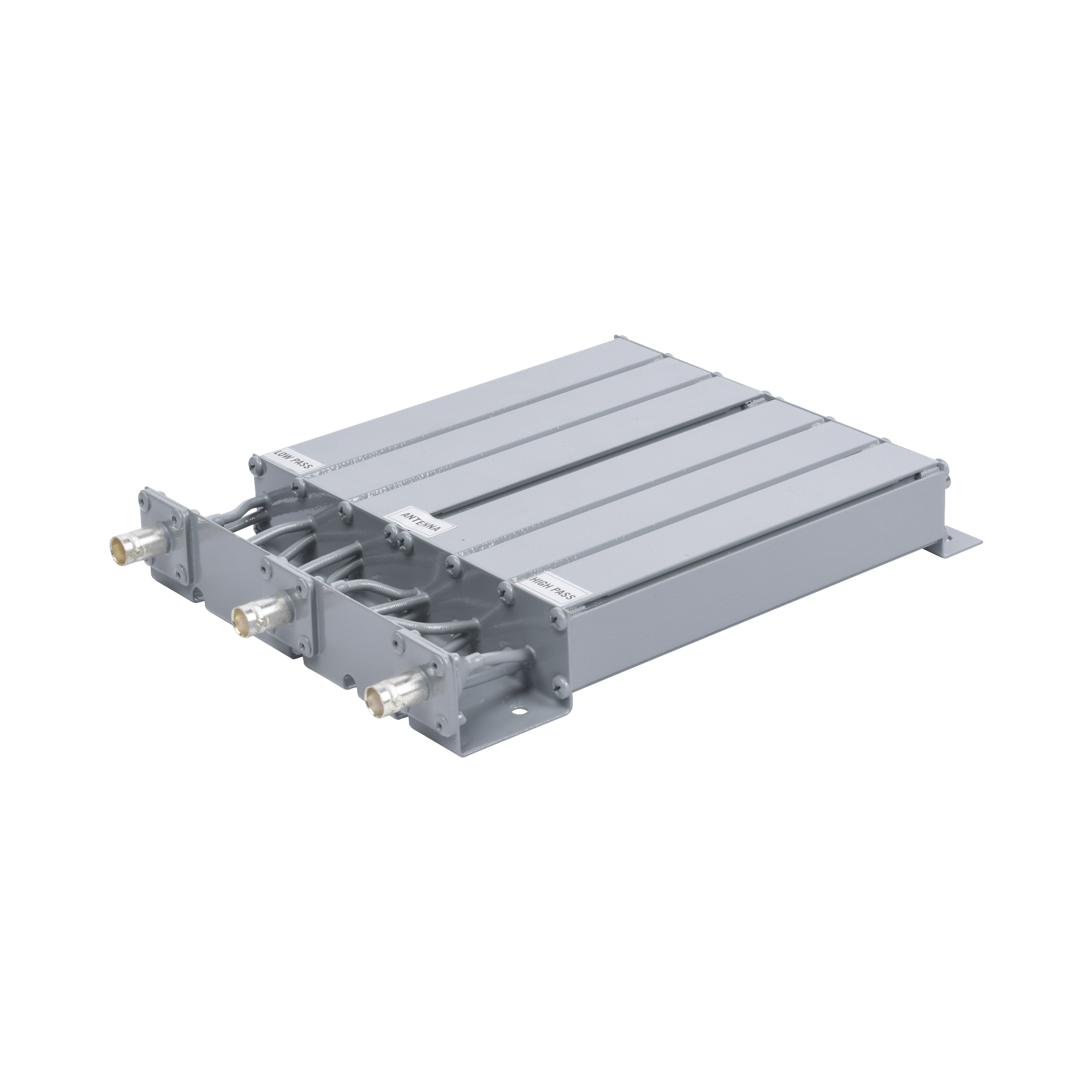Duplexer SYSCOM en UHF, 6 Cav. 403-430 MHz, 50 Watt, 15MHz Sep. Rechazo de Banda, BNC Hembras.
