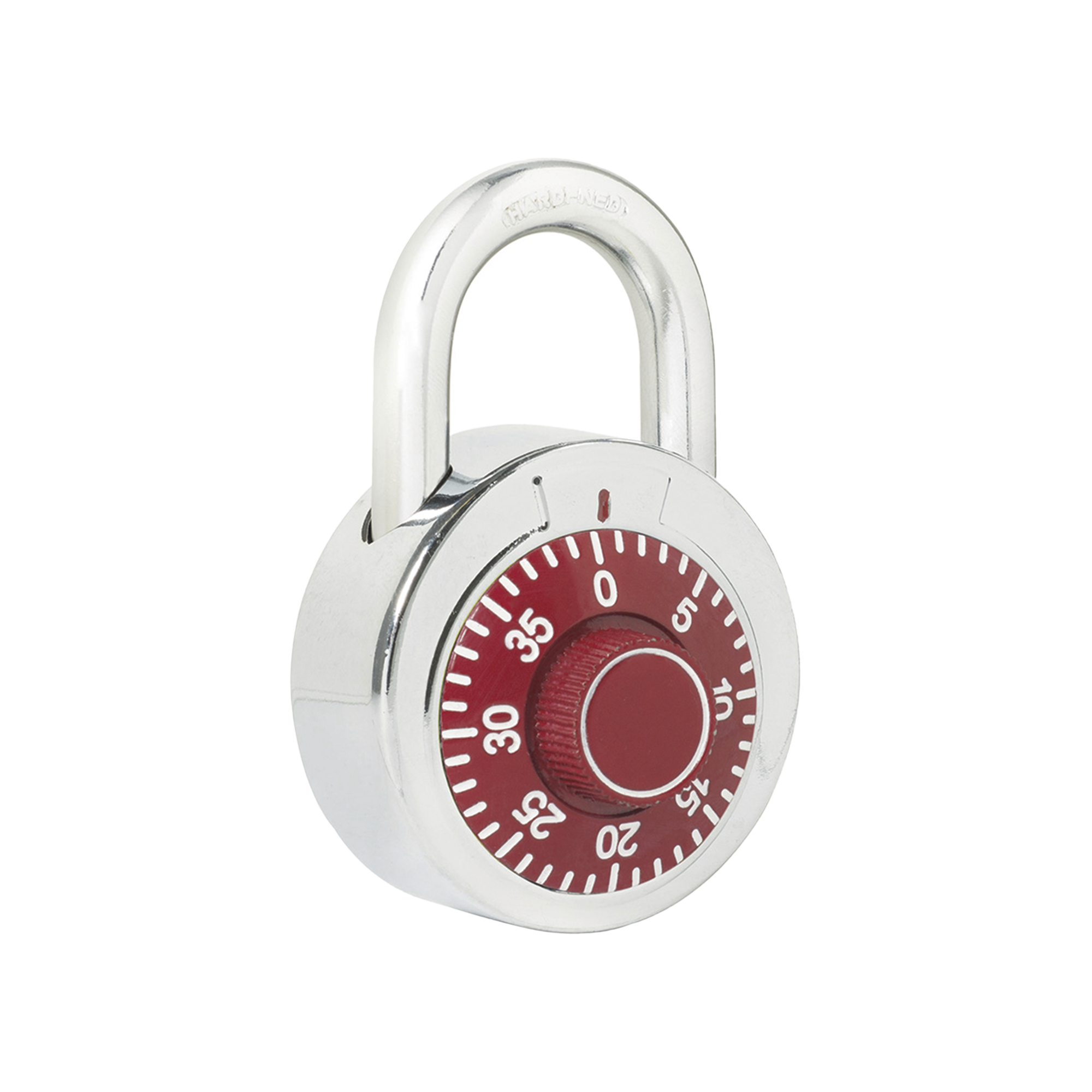 Candado de Combinación / Medida 50 mm/ Nivel de Seguridad 3 / Combinación de Disco / Color Rojo.
