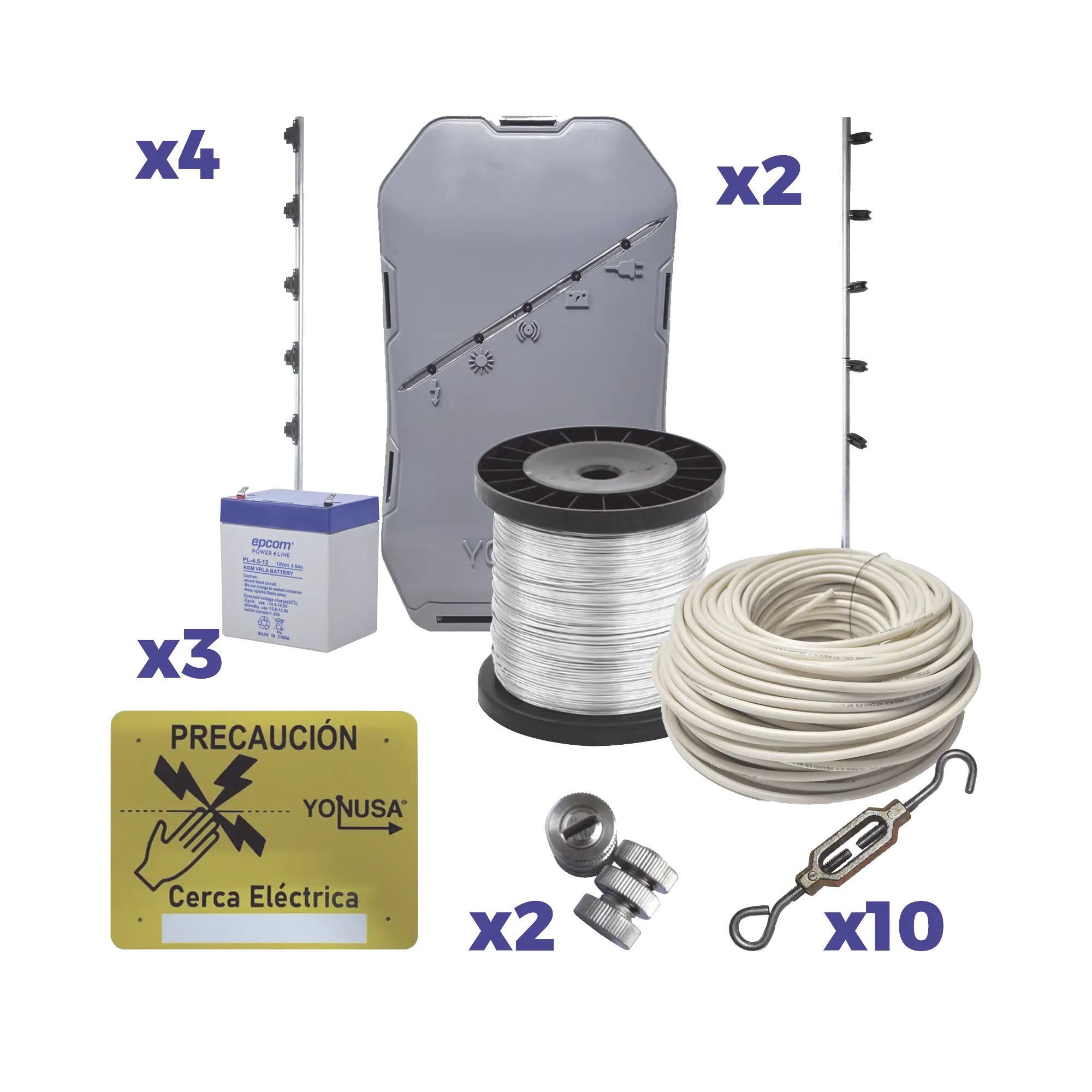 KIT Energizador para 25 Metros de proteccion