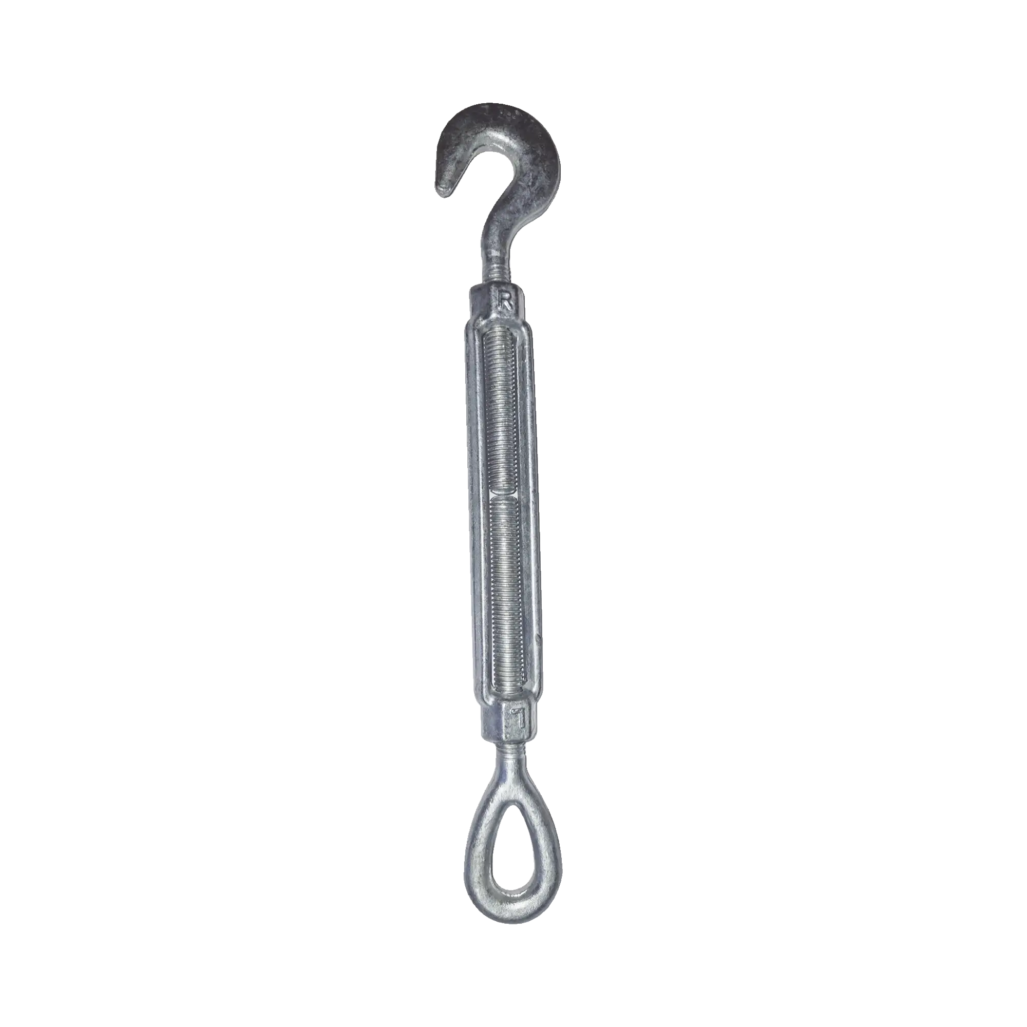 Tensor de 1/2" x 6" Acero Forjado OJO-GANCHO Galv. Inmersión en Caliente (Carga Max. 1500 Lbs).