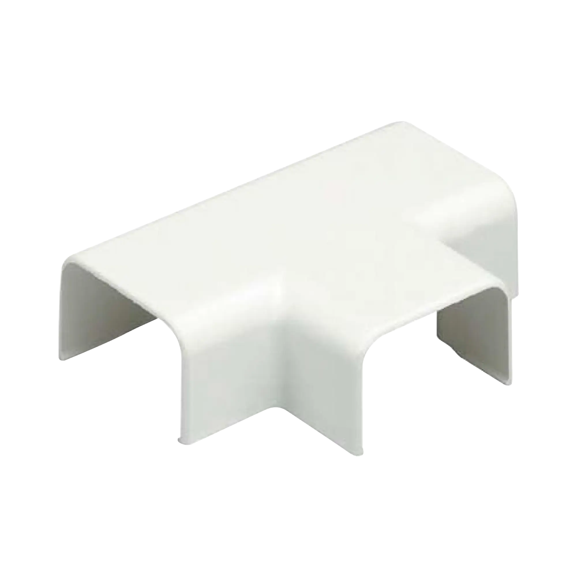 Conexión en «T», para uso con canaleta LD3, material ABS, Color Blanco Mate