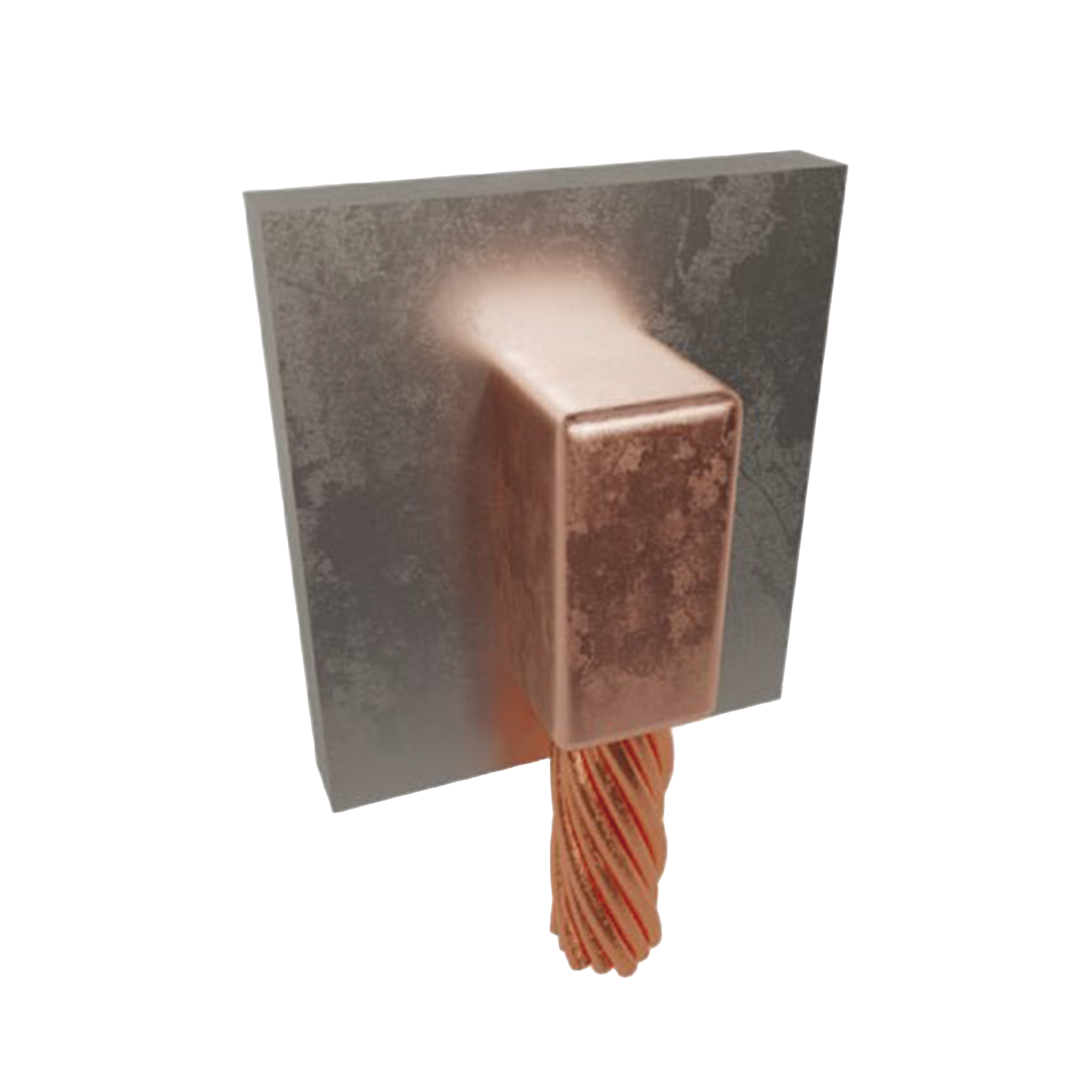 Molde para Soldadura Exotérmica para Cable 4/0 AWG a Superficie de Acero en Vertical a 90°
