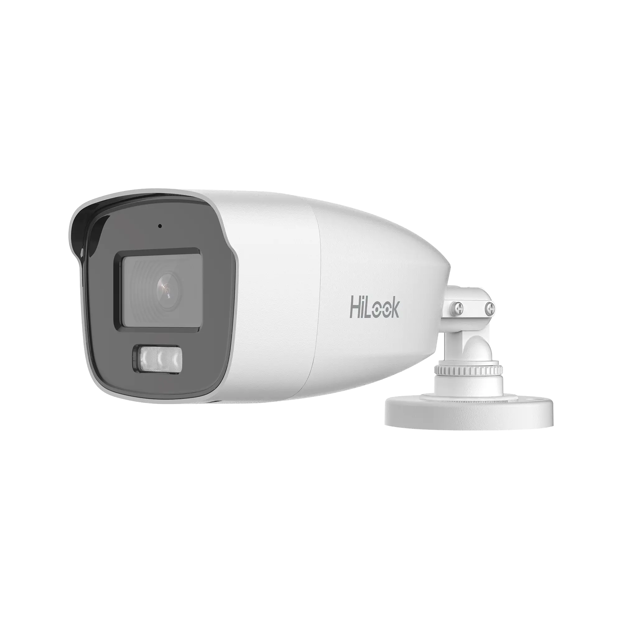 [Dual Light + ColorVu] Bala TURBOHD 3K megapixel / 40 mts IR + 40 mts luz blanca / Lente 2.8 (104° de Visión) / Exterior IP66 / Audio por Coaxitron / TVI-AHD-CVI-CVBS / Metal  / Smart-Hybrid light