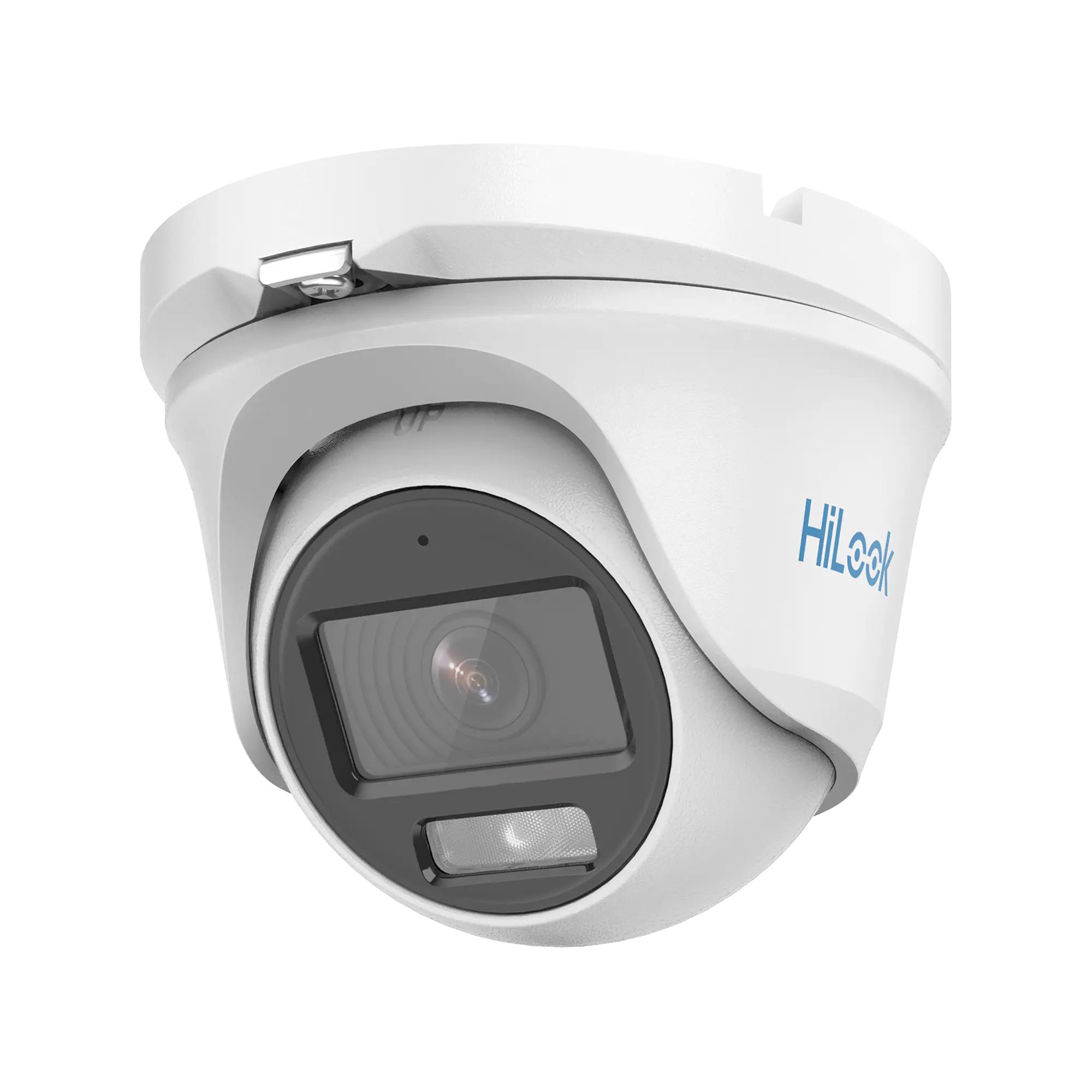 [ColorVu] Turret TURBOHD 1080p / Imagen a color 24/7 / Lente 2.8 mm / Micrófono Integrado / Luz Blanca 20 mts / IP66 / Metálica