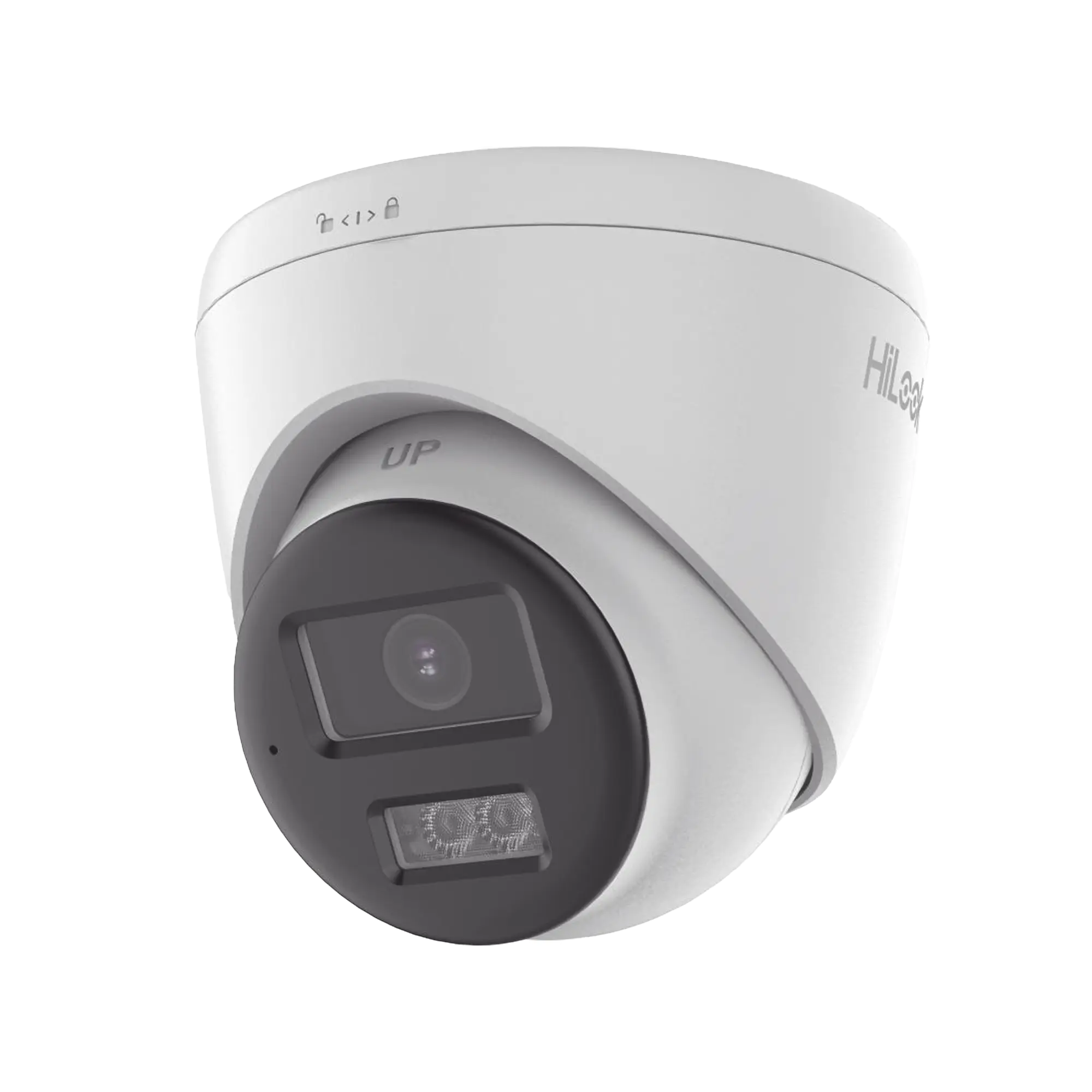 [Audio Bidireccional + Dual Light + ColorVu] Turret TURBOHD 2 Megapixel (1080p) / Lente 2.8 mm / 40 mts IR EXIR + 40 mts Luz Blanca / Micrófono y Bocina Integrado / Exterior IP67 / dWDR