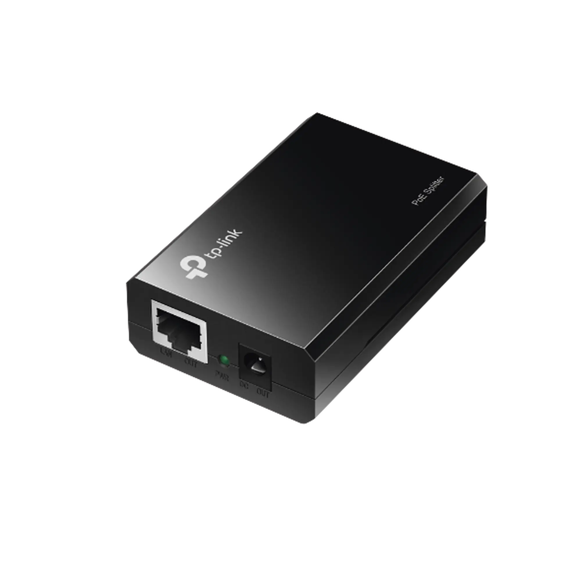 Splitter PoE (15W) / Potencia de Salida Seleccionable (5 , 9 o 12 Vcc) / 2 puerto 10/100/1000 Mbps / Plug and Play