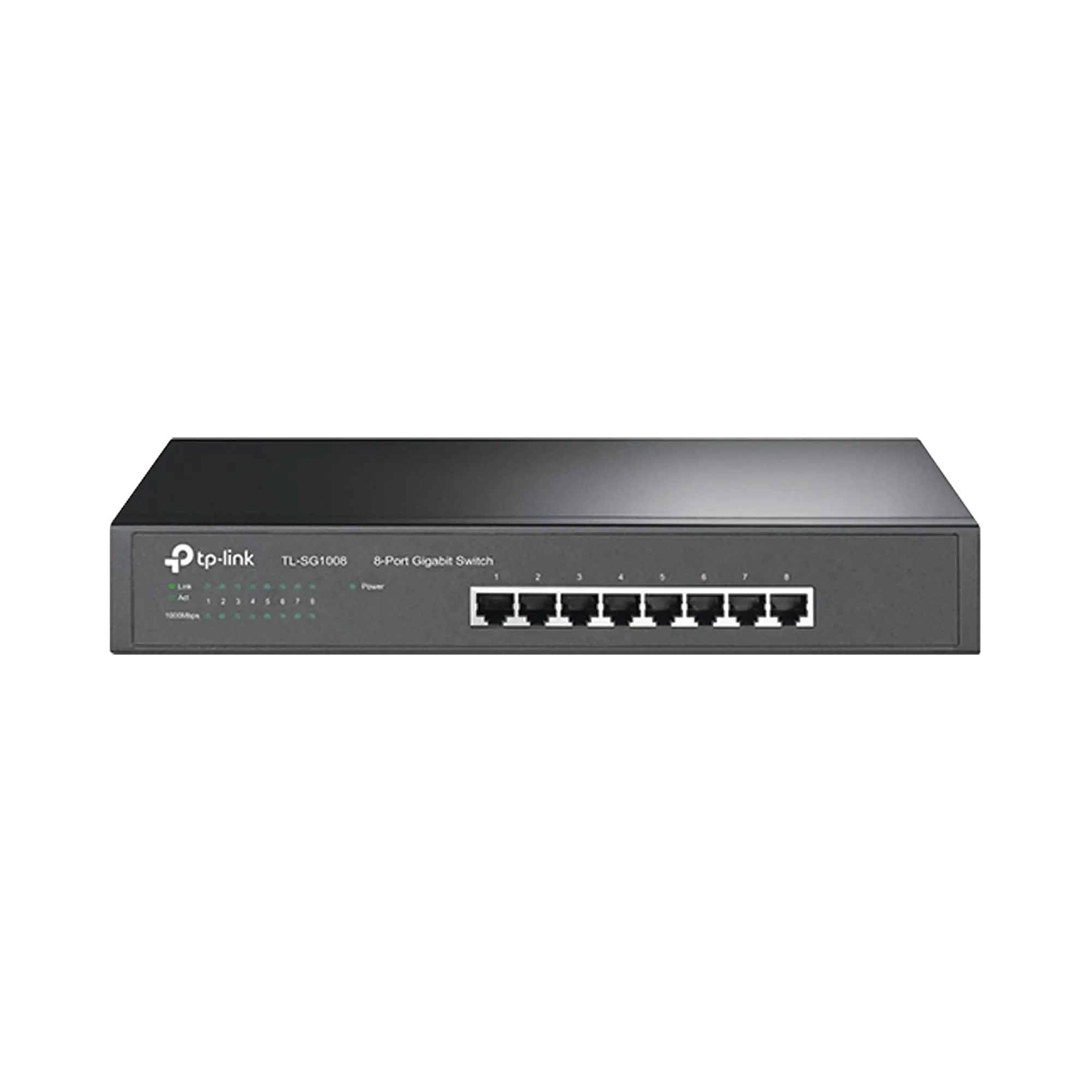 Switch de escritorio 8 puertos 10/100/1000 Mbps