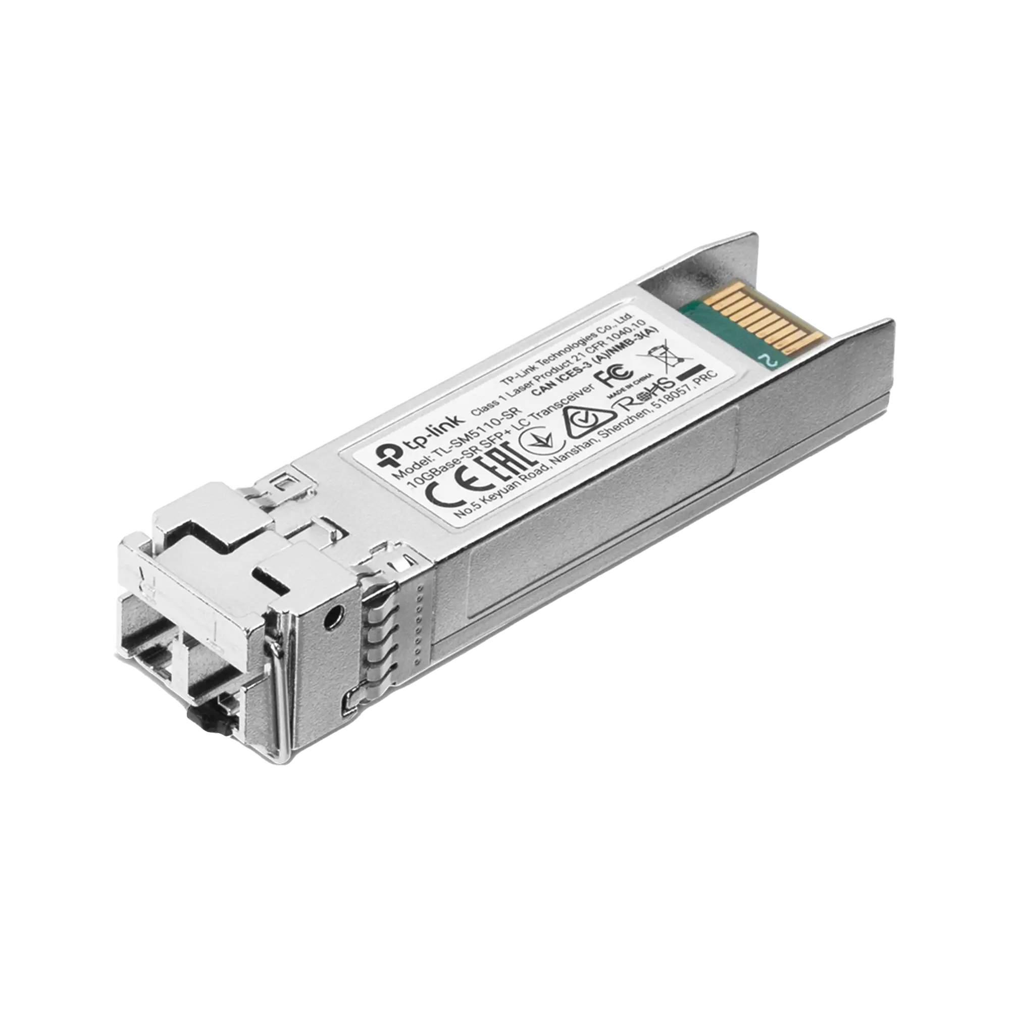 Transceptor mini-GBIC SFP+ / Duplex Multimodo 10GBase / Distancia 300 metros / Conector LC