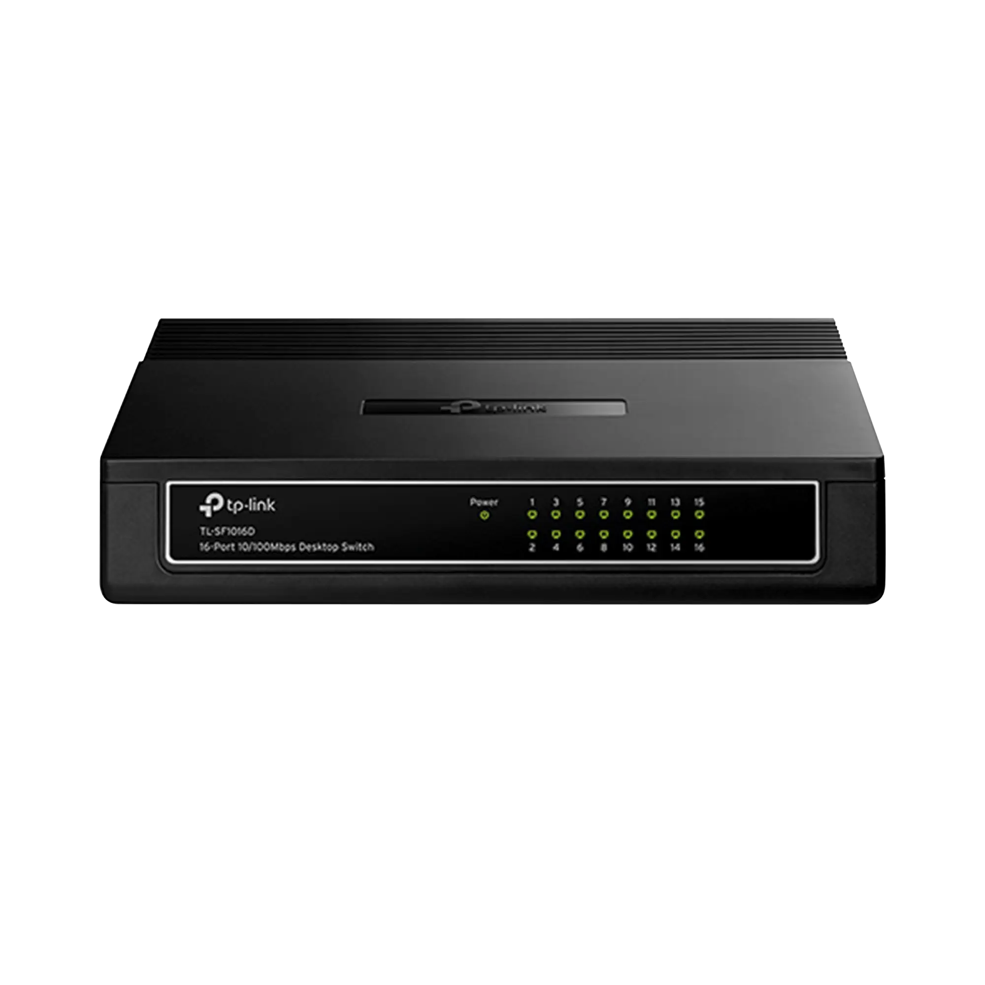 Switch no administrable de 16 puertos 10/100 Mbps para escritorio