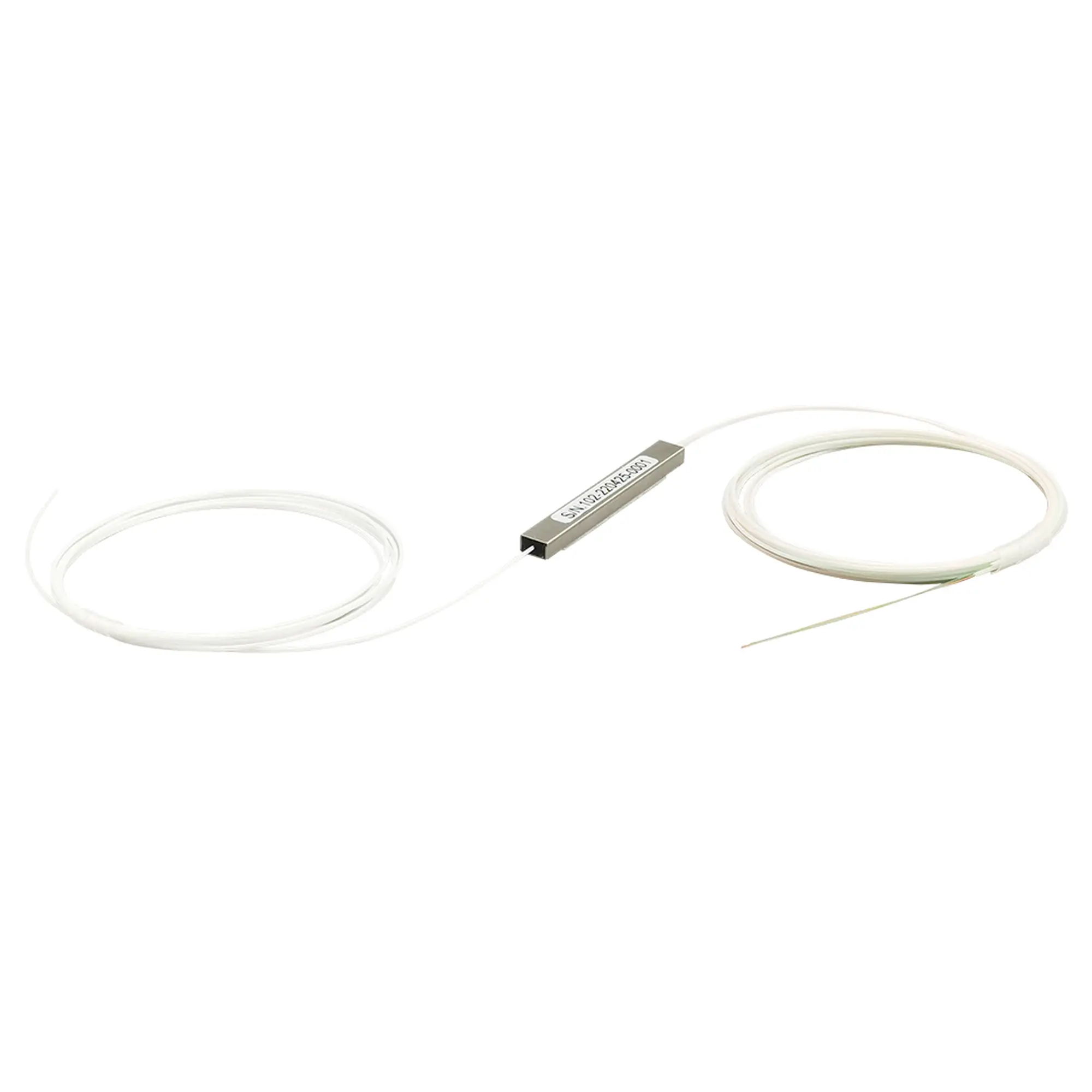 Splitter Balanceado (Divisor Óptico) tipo PLC, 1×2, (50/50), para fusión (sin conectores)