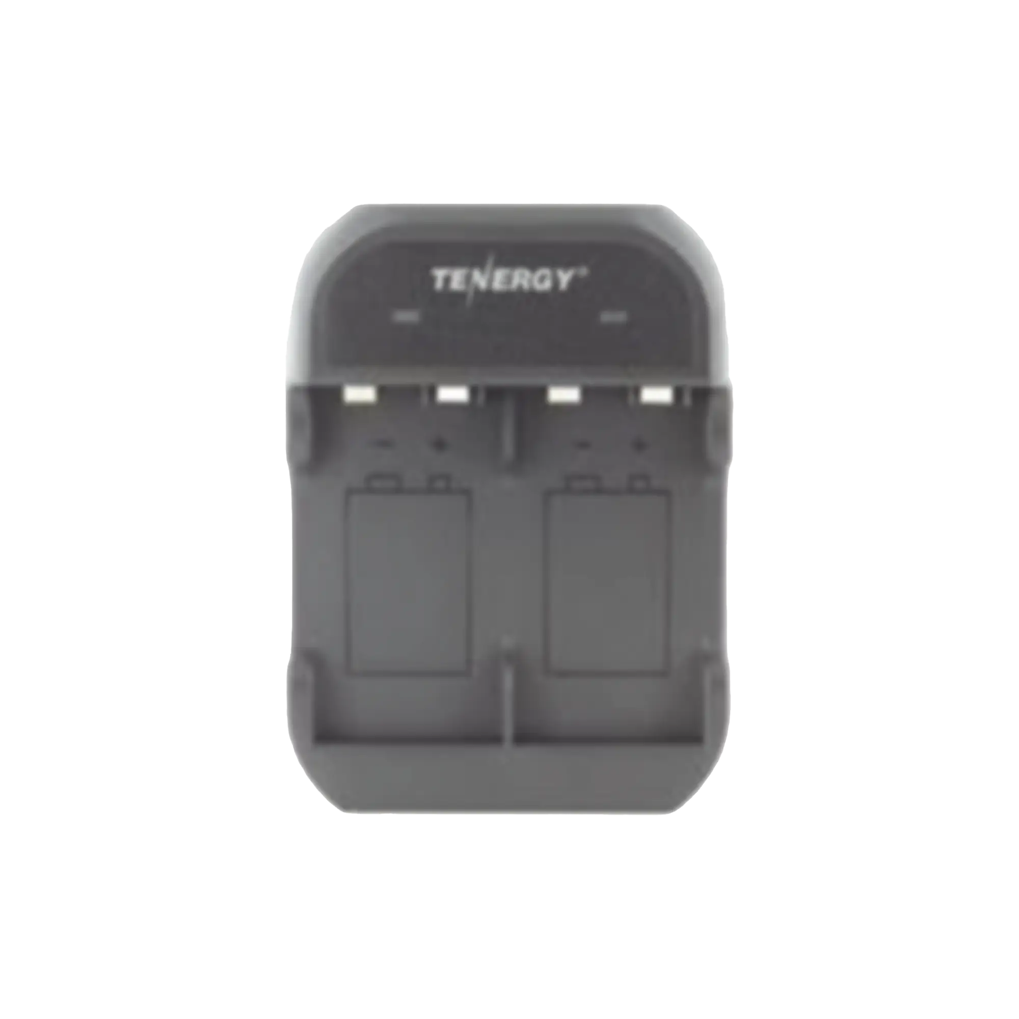 Cargador rápido de 2 compartimientos para baterías Ni-MH; Aplicable en baterías de 9 V /color negro