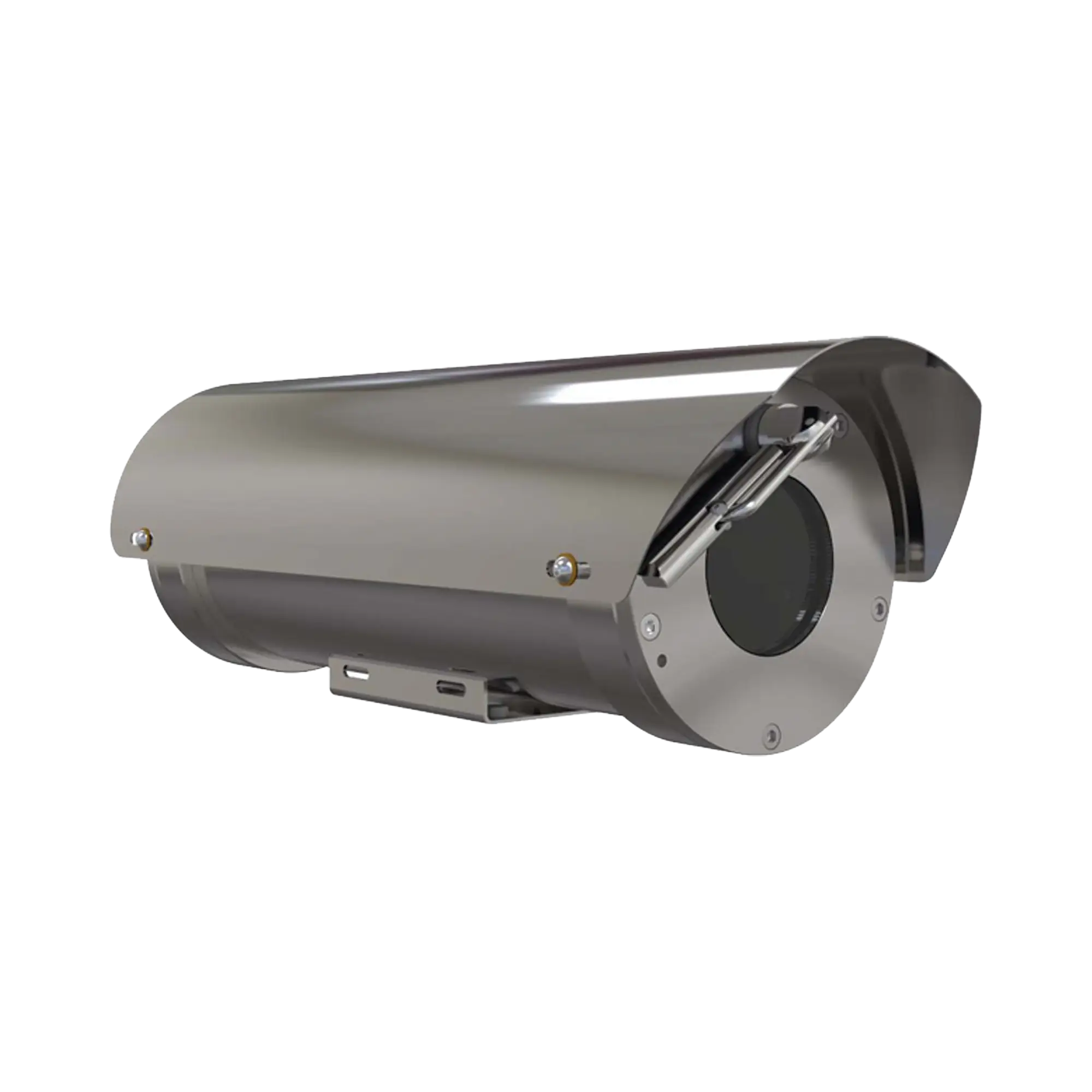 Camara IP Zoom con gabinete antiexplosion 2MP, 32X, IP68, WiseStream II / con wiper