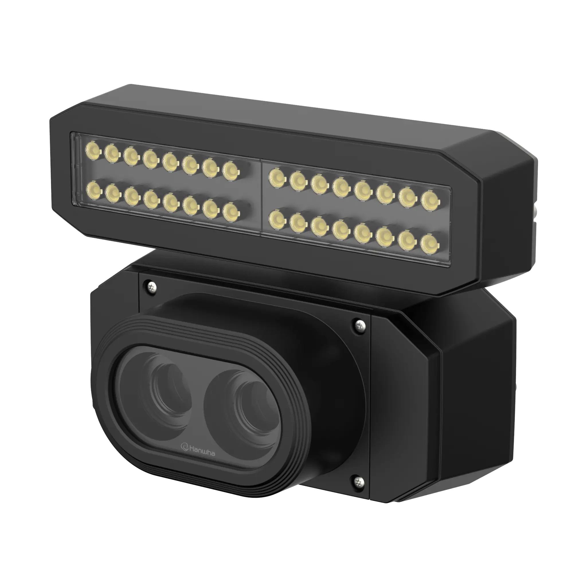 Camara IP Dual 4K, Funcion para reconocimiento de Codigos de Barra BCR / 2 lentes 25mm / Luz Blanca incluida /