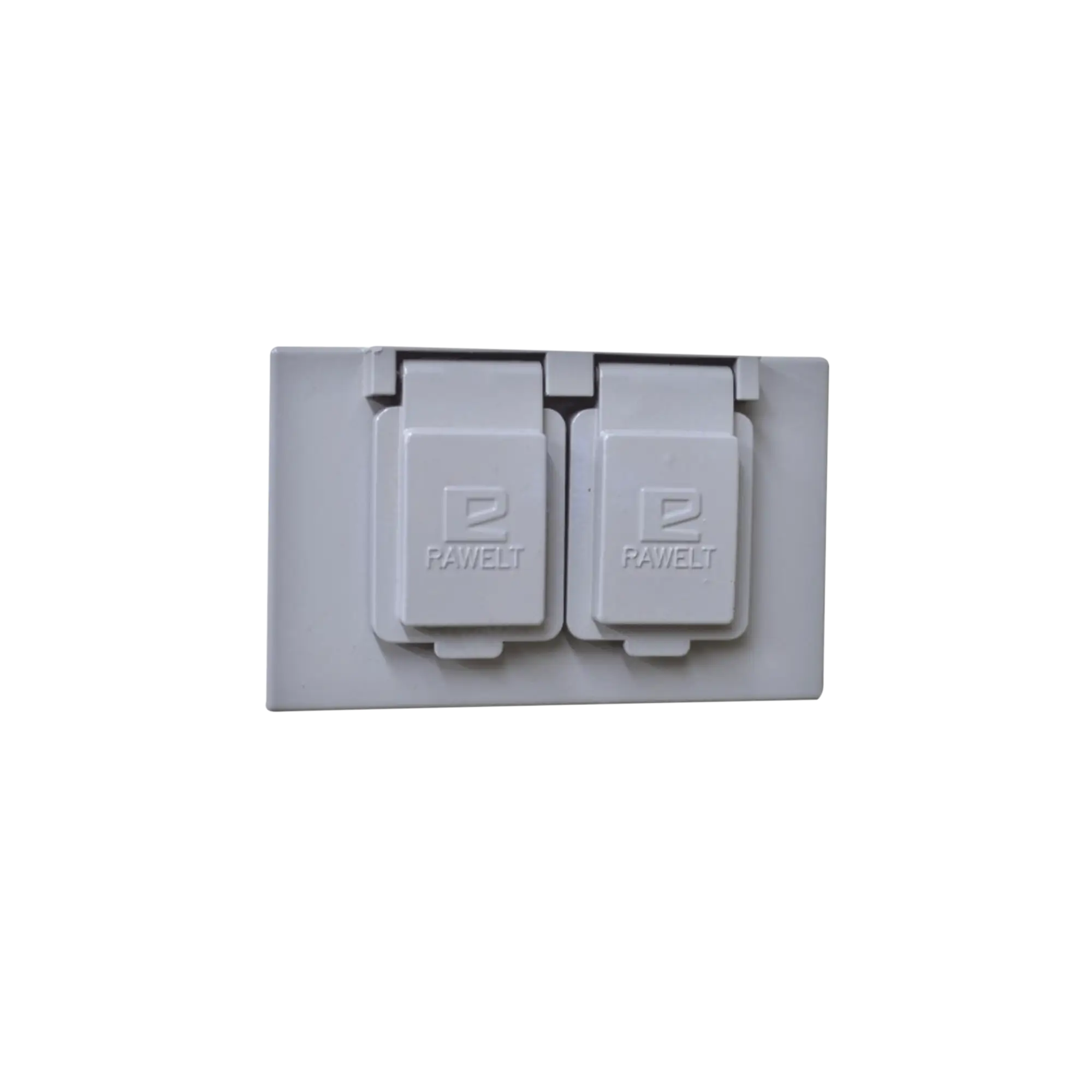 Tapa Dúplex Horizontal con Contratapa / Auto-cierre de aluminio Tipo RR / Placa Intemperie