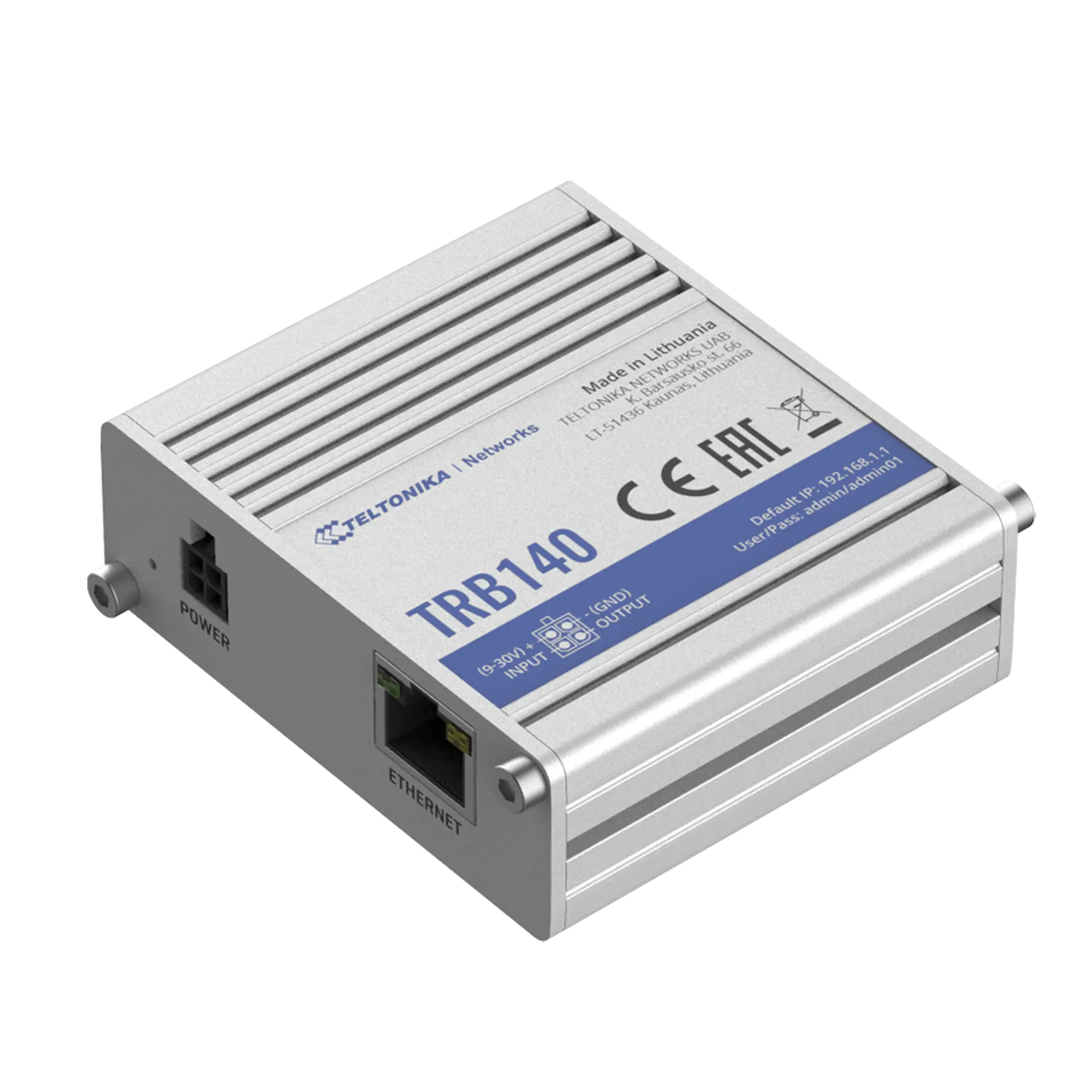 Router Industrial LTE 4G, con 1 puerto Ethernet 10/100/1000Mbps Gigabit