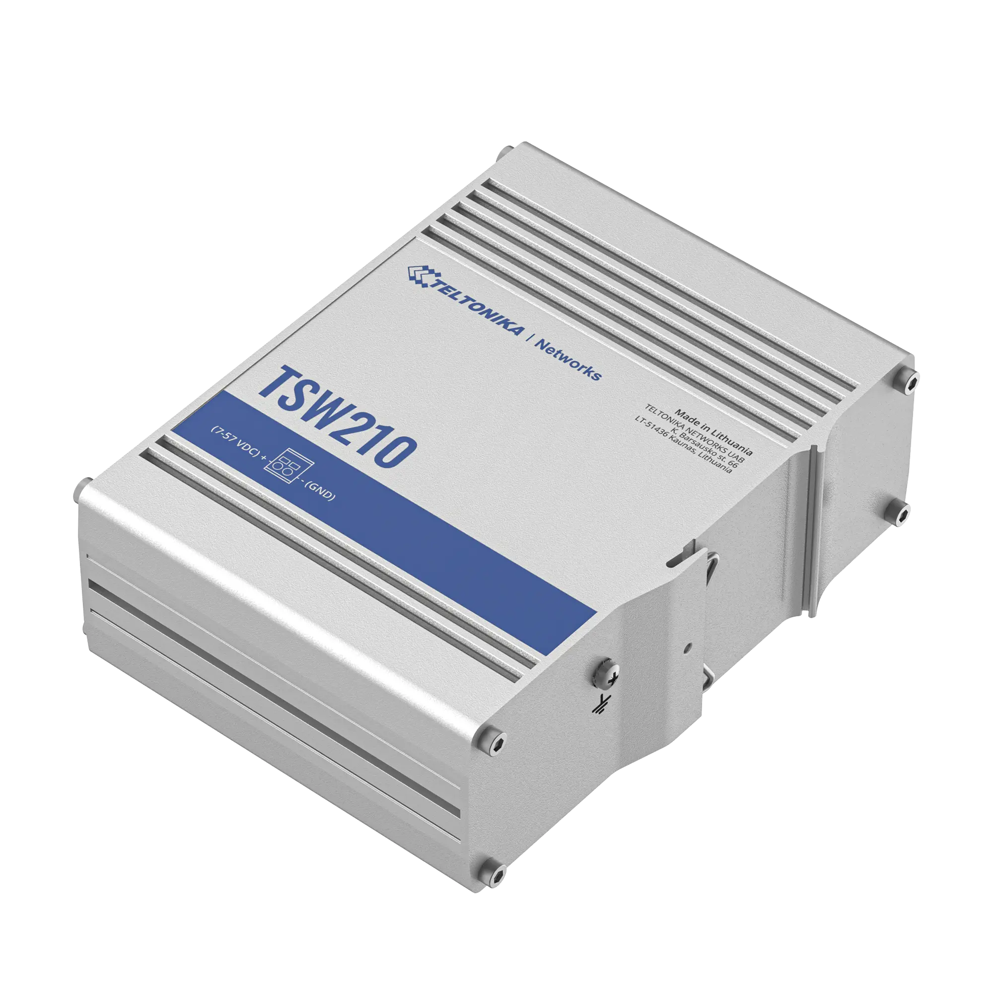Switch Industrial No-Administrable 8 puertos Gigabit, 2 SFP 1G