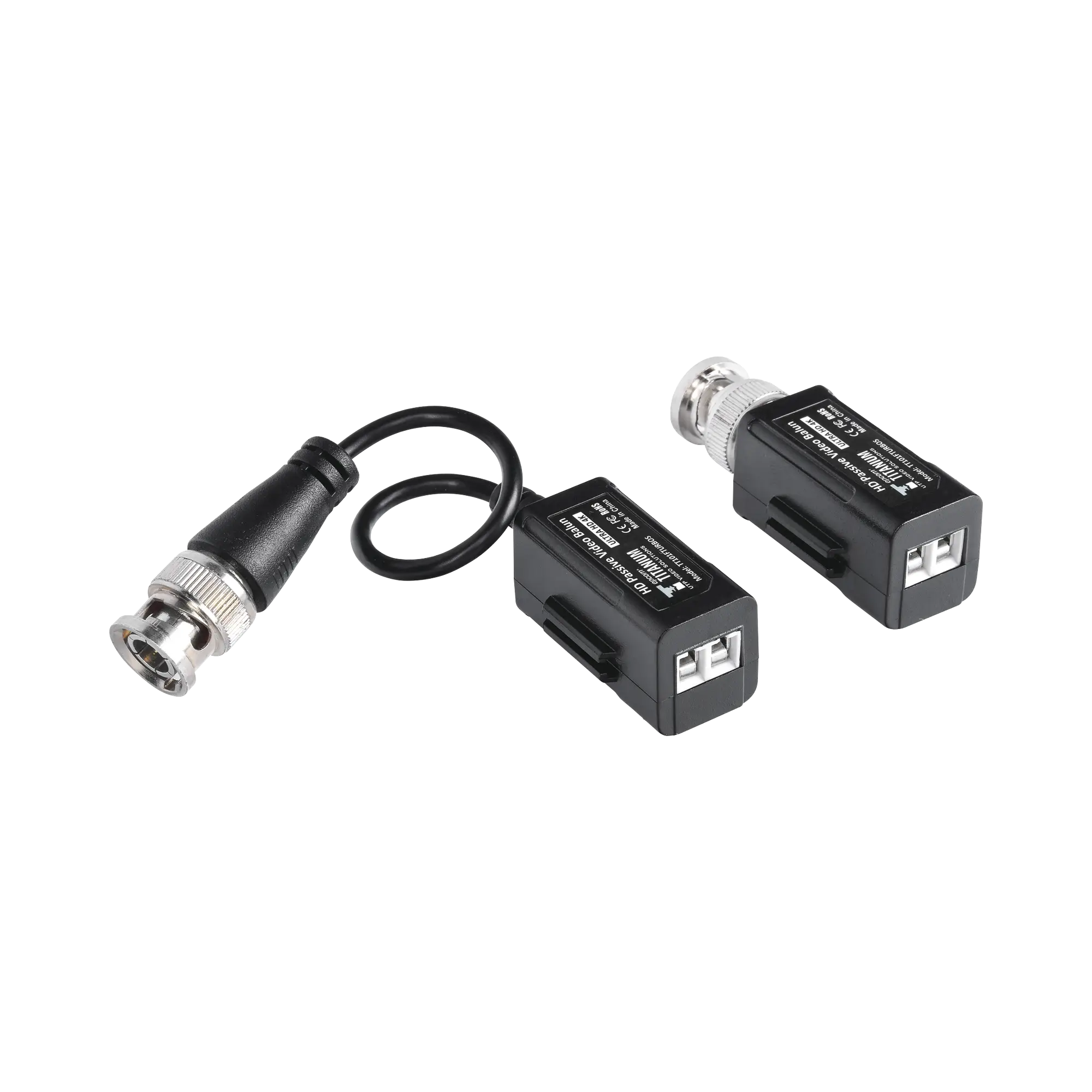 Kit de Transceptores (Baluns) con TERMINALES TIPO TORNILLO, Resolución 4K, Cable flexible COAXIAL Blindado / COAXITRON / AUDIO POR COAXITRON / Menu OSD /Conector 100% COBRE / Calidad PREMIUM
