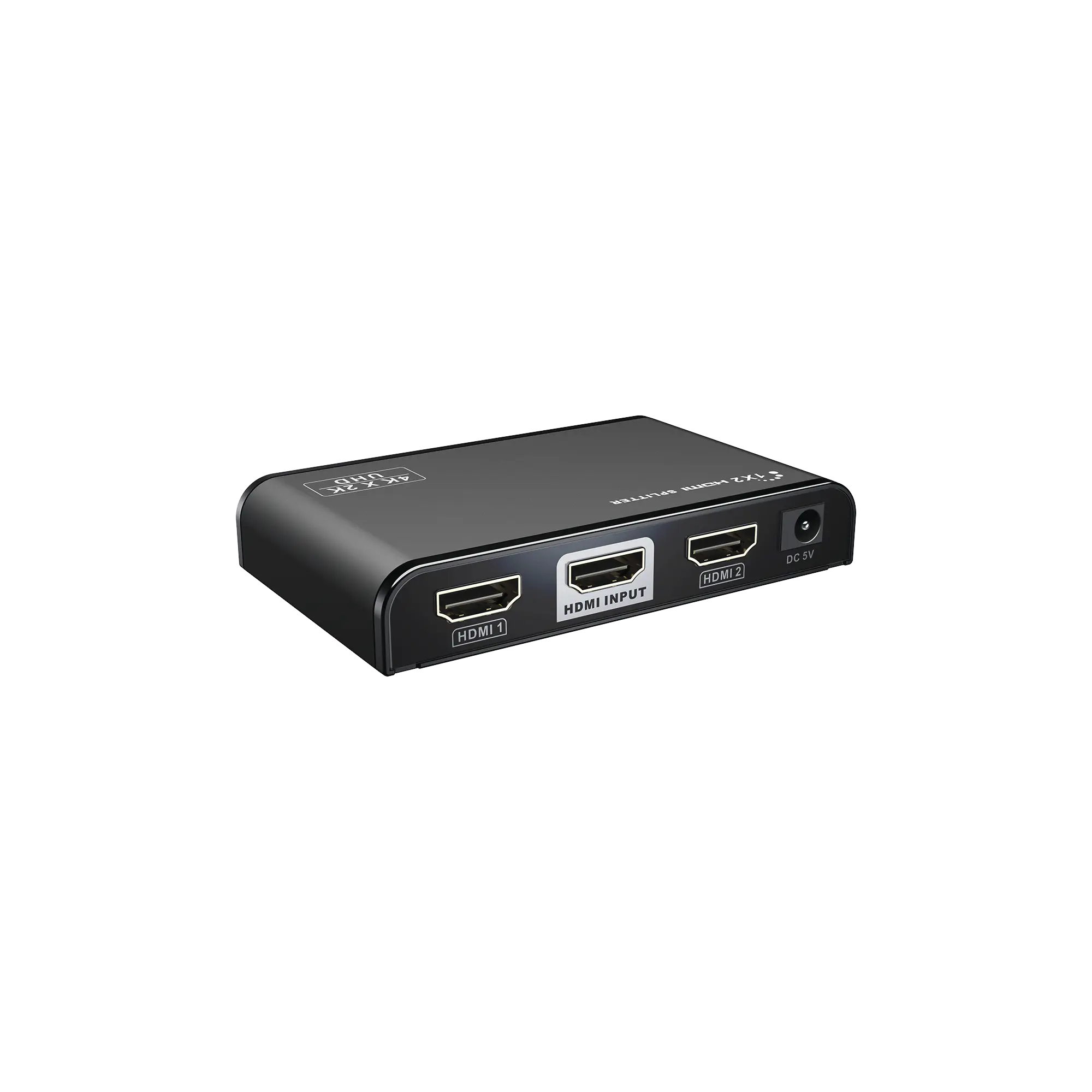 Divisor (Splitter) HDMI 4K de 1 entrada a 2 salidas / Soporta 4K×2K / HDMI 2.0 /  HDCP 2.2 / HDMI 3D / Longitud del cable de Entrada ≤30m, Salida ≤25m / Divide 1 Entrada de video HDMI  a 2 Salidas de Video HDMI (Simultaneas).