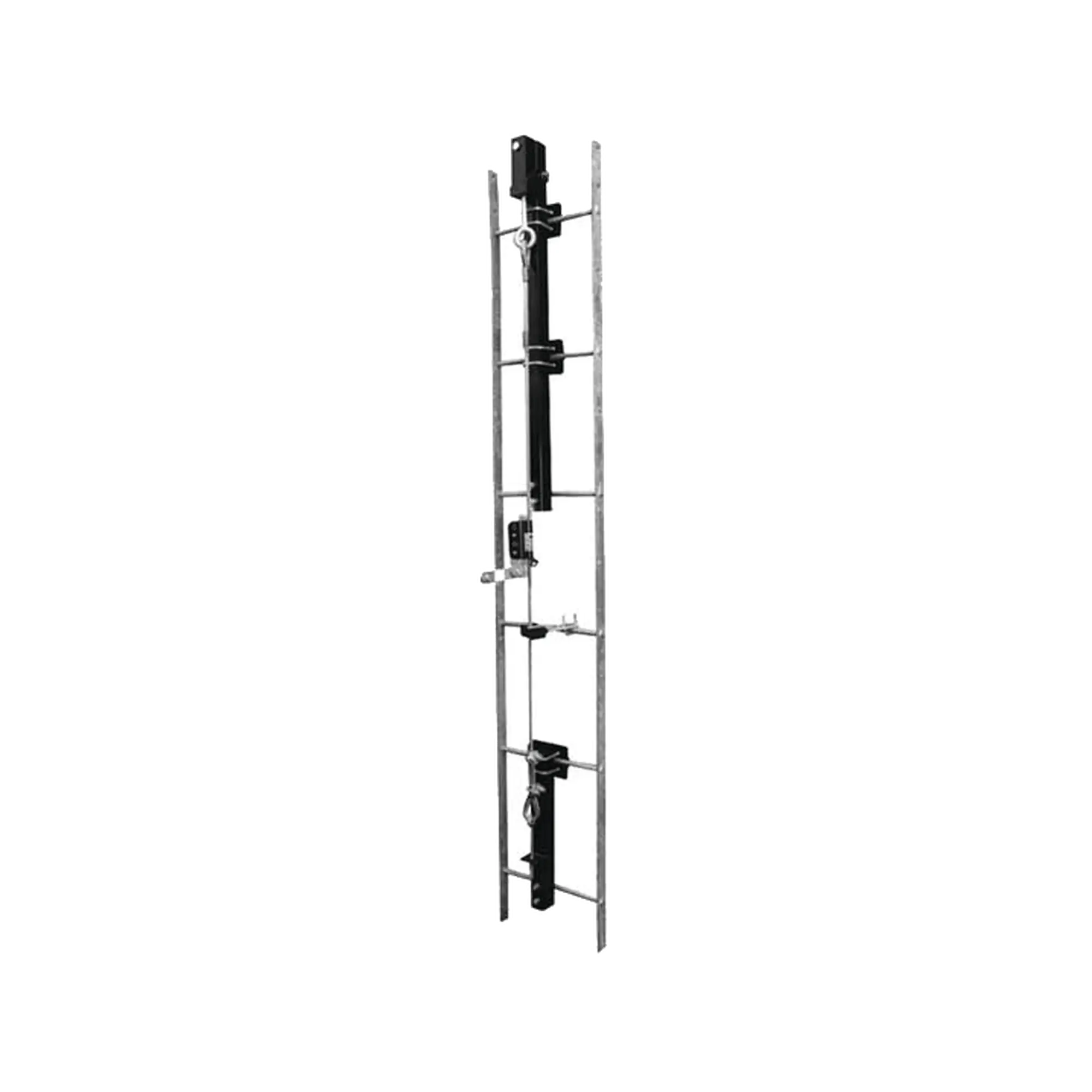 Sistema de Línea de Vida para Instalación en Escalerilla. Hasta 200′ (60m) de Altura.