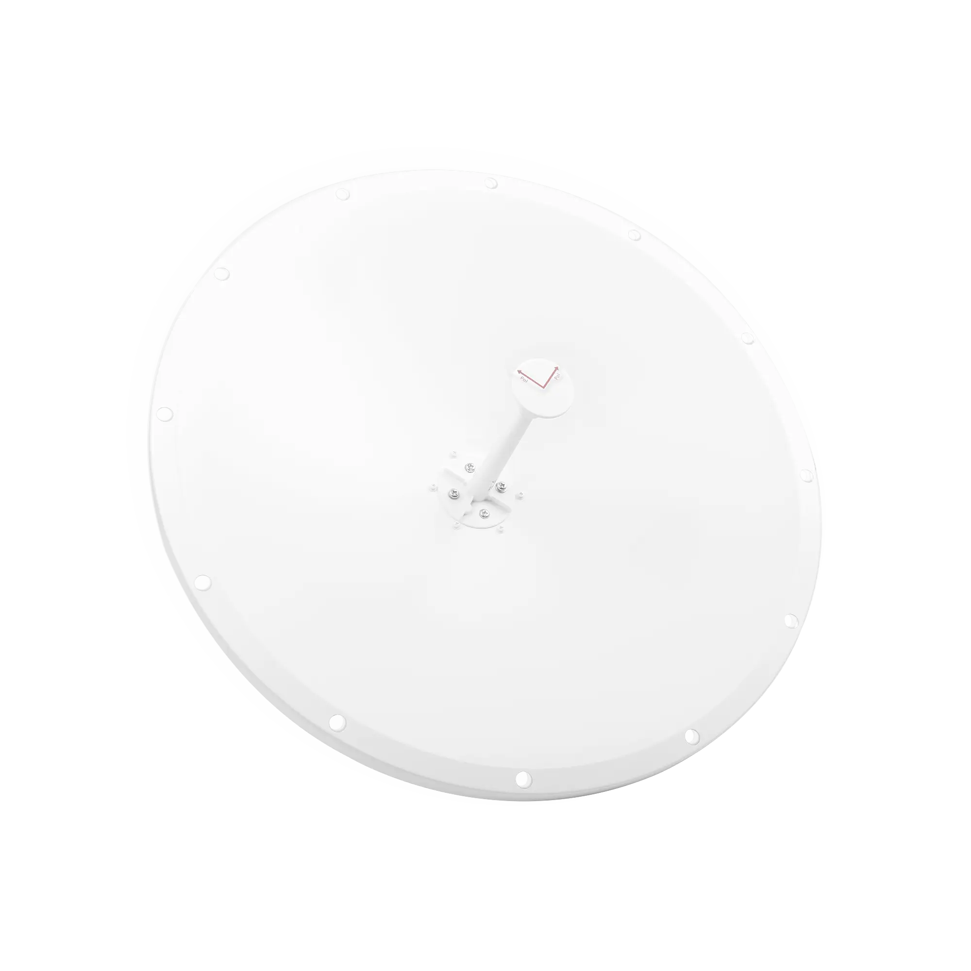 Antena Direccional con Frecuencia Extendida / 4.8 – 6.5 GHz / 28 dBi / Jumper incluido con conector SMA-Macho Inverso / Polaridad en 90Âş y 45Âş / Montaje incluido para torre o mástil