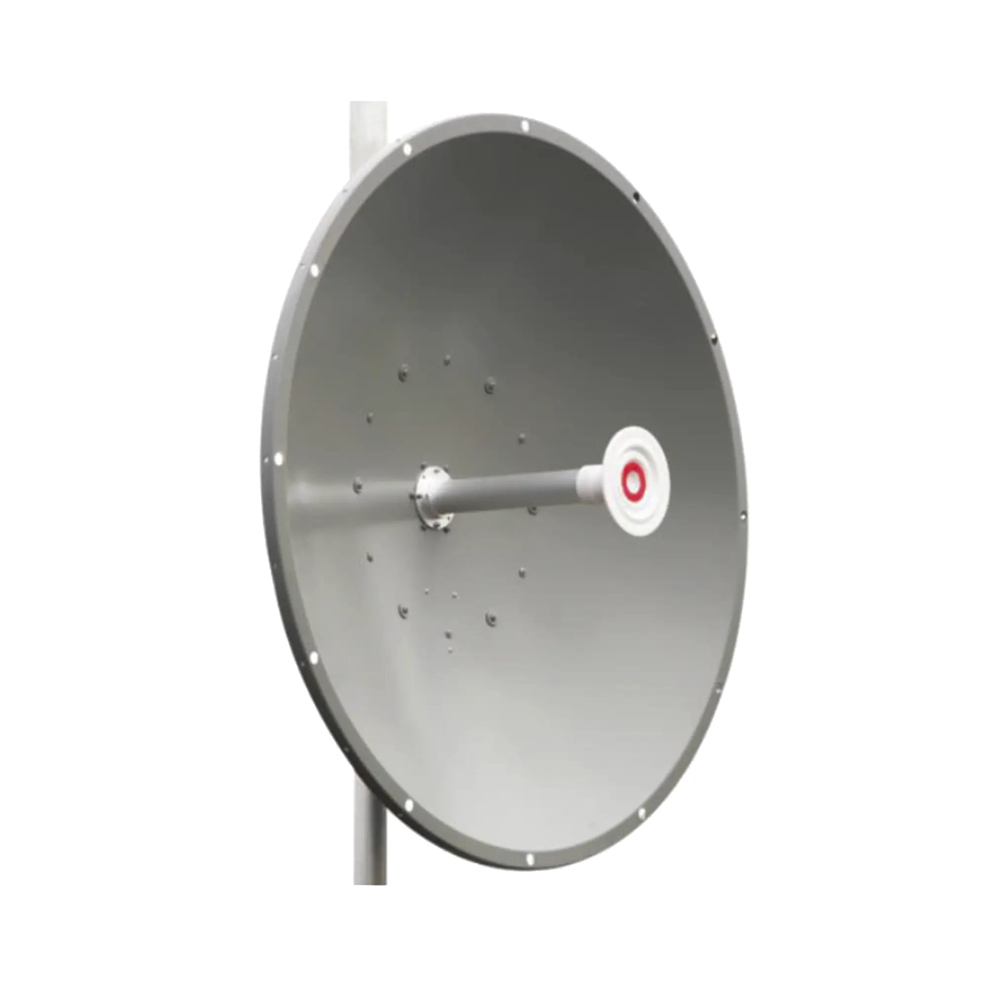 Antena direccional de 3 ft, 5.9 a 7.1 GHz, Ganancia 34 dBi, Conectores RP-SMA Hembra, Polarización doble, incluye montaje para torre o mástil