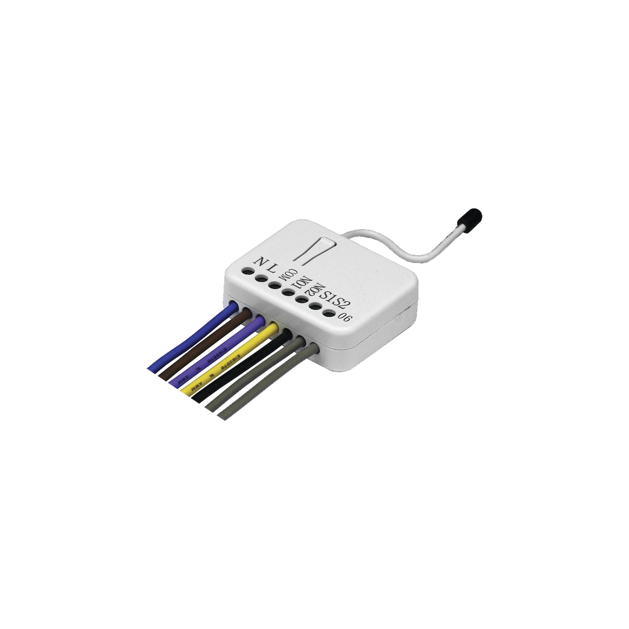 Modulo de relevador, tecnología inalámbrica Z-WAVE, compatible con HUB HC7, panel de alarma L5210, L7000, Total Connect y Alarm.Com