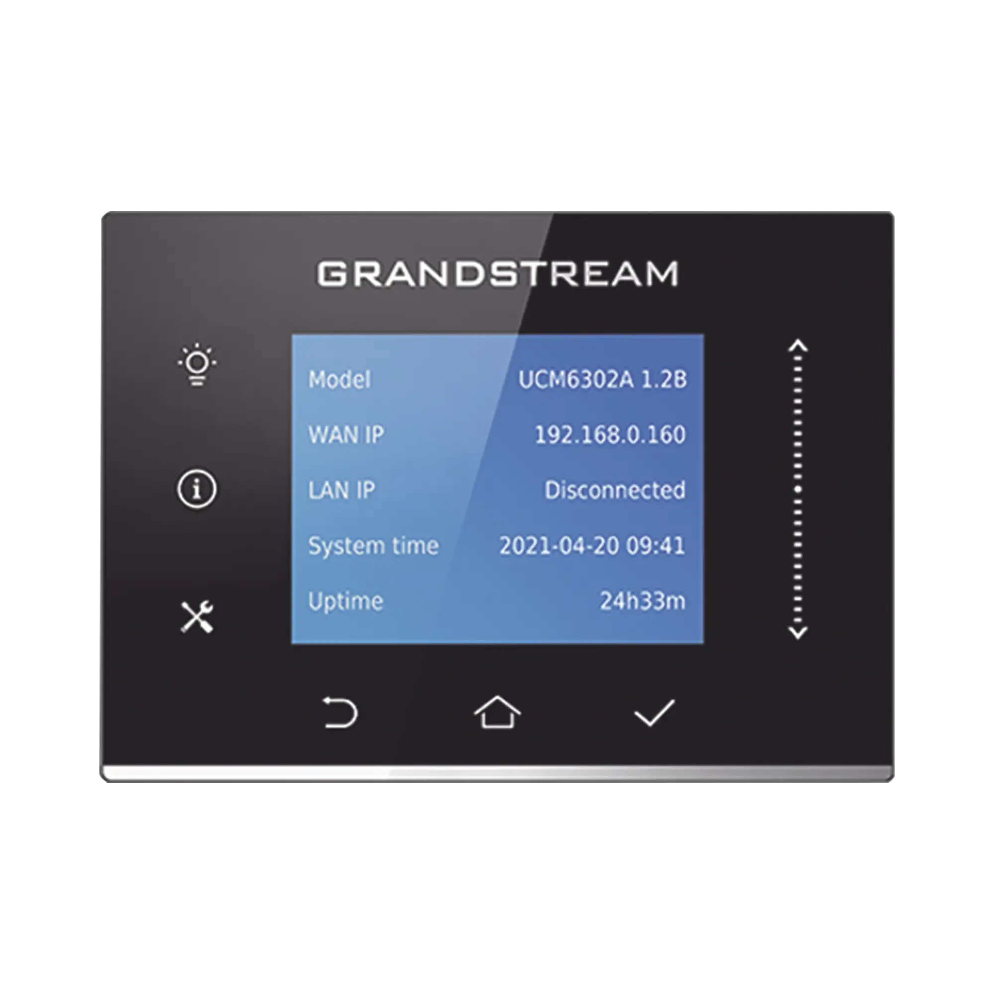 Conmutador IP-PBX para hasta 500 usuarios y 75 llamadas simultaneas, 2FXO, 2FXS, solución para PyMEs