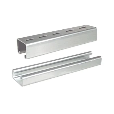 Unicanal Perforado, 4×4, 3000 mm, acabado ElectroZinc