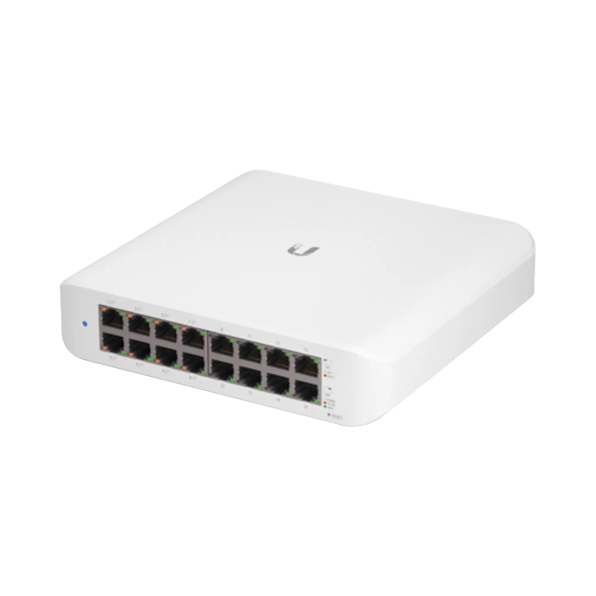 Switch UniFi Lite Administrable PoE de 16 Puertos 10/100/1000 Mbps (8 puertos 802.3af/at), 45 W