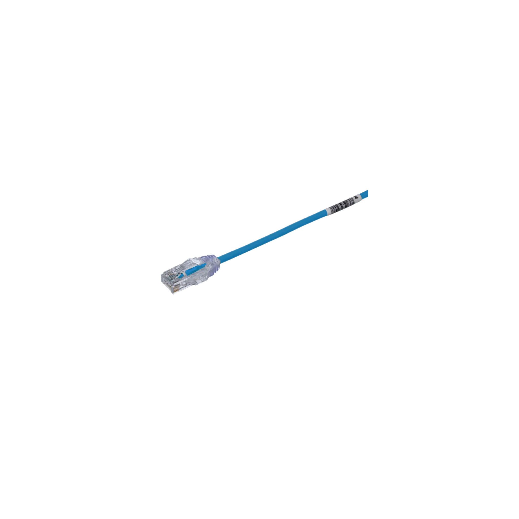Cable de Parcheo TX6, UTP Cat6, Diámetro Reducido (28AWG), Color Azul, 0.5 m