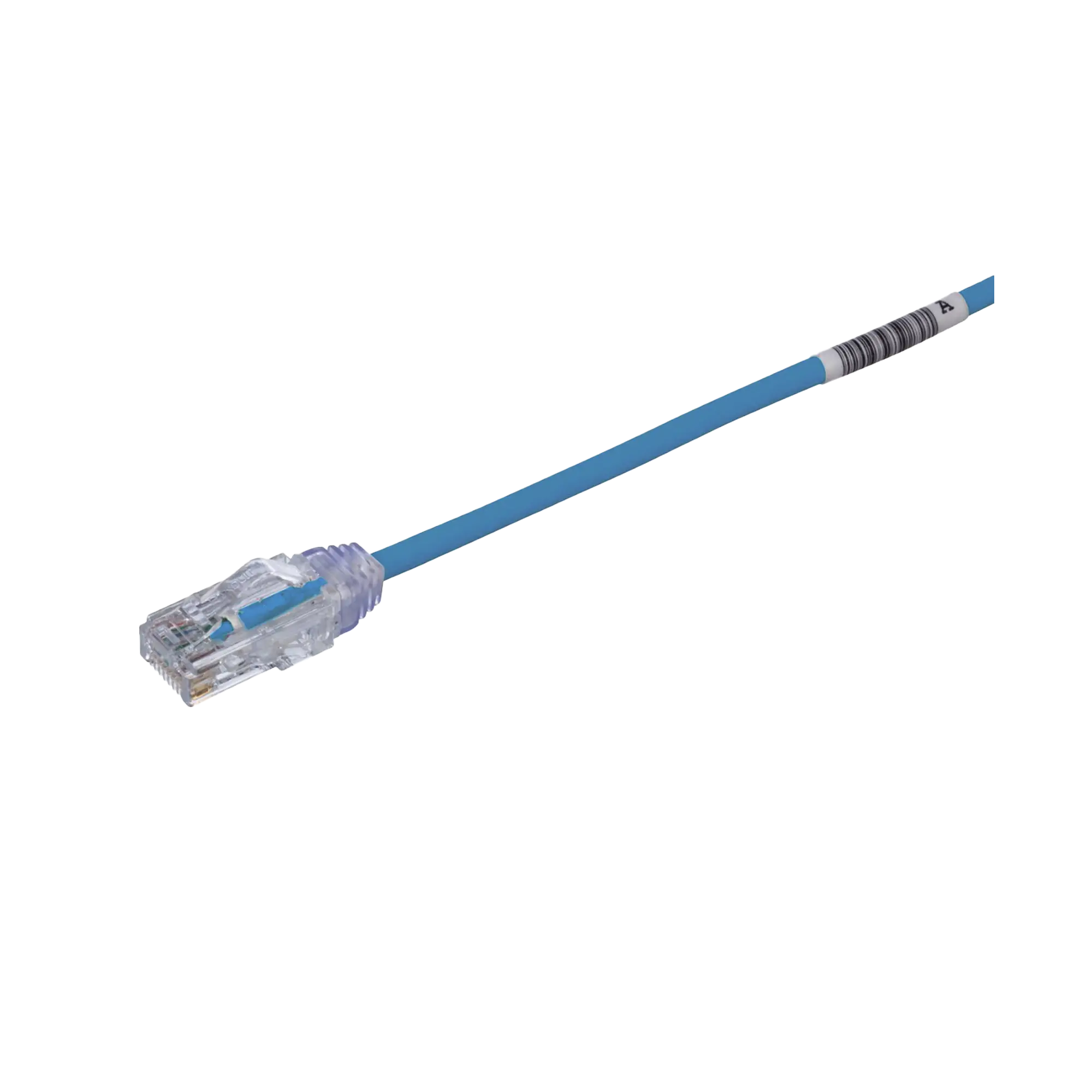 Cable de Parcheo TX6, UTP Cat6, Diámetro Reducido (28AWG), Color Azul, 10 m