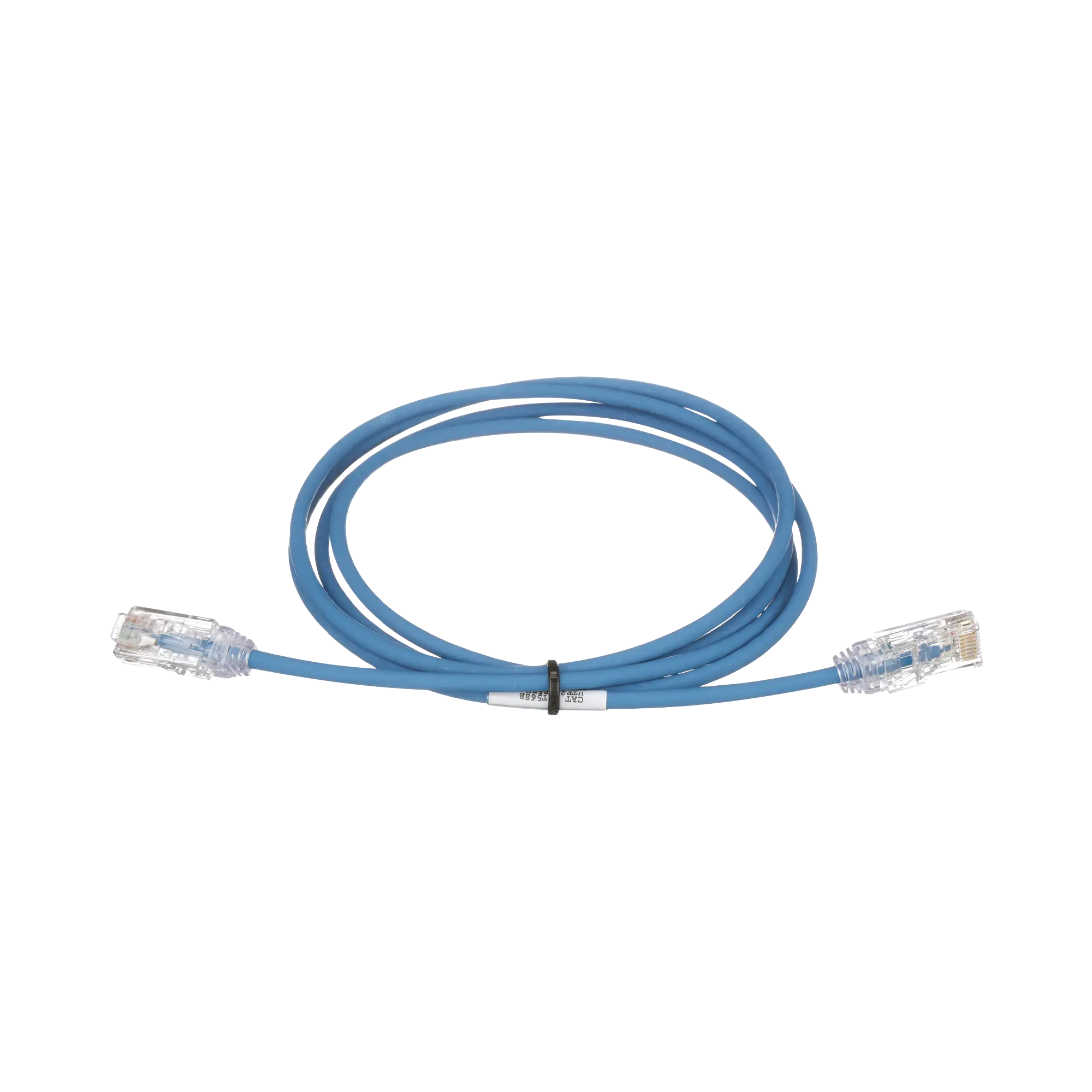 Cable de Parcheo TX6, UTP Cat6, Diámetro Reducido (28AWG), Color Azul, 15 ft