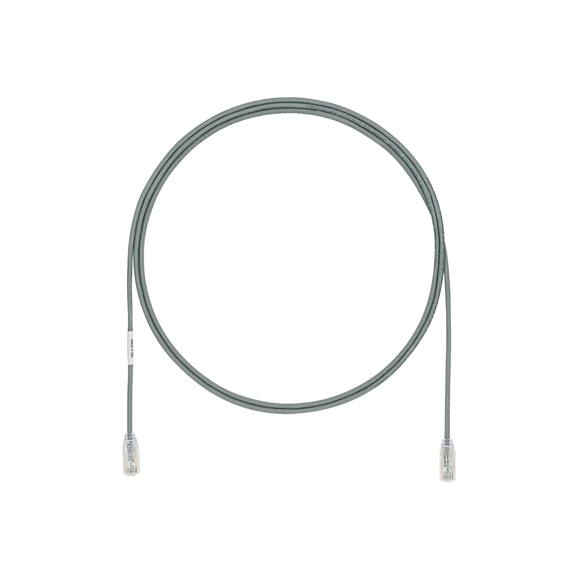 Cable de Parcheo UTP Cat6A, CM/LSZH, Diámetro Reducido (28AWG), Color Verde, 1ft