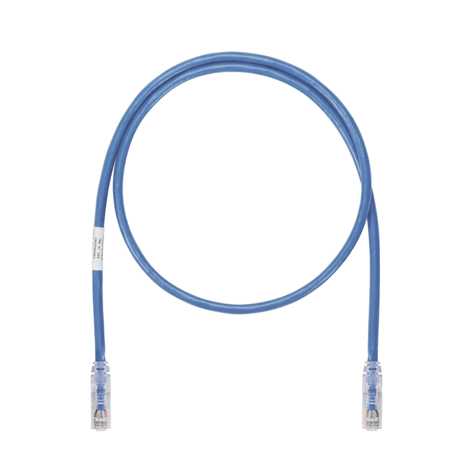 Cable de Parcheo UTP, Cat6A, 26 AWG, CM, Color Azul, 5ft