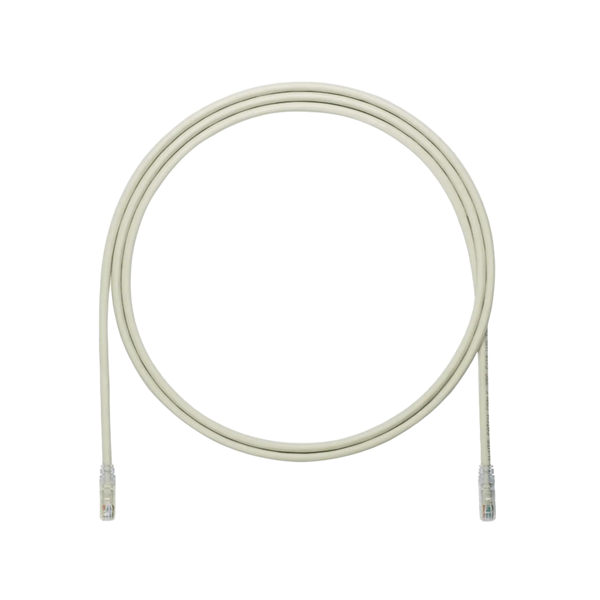 Cable de Parcheo UTP, Cat6A, 24 AWG, CM, Color Gris, 3 ft