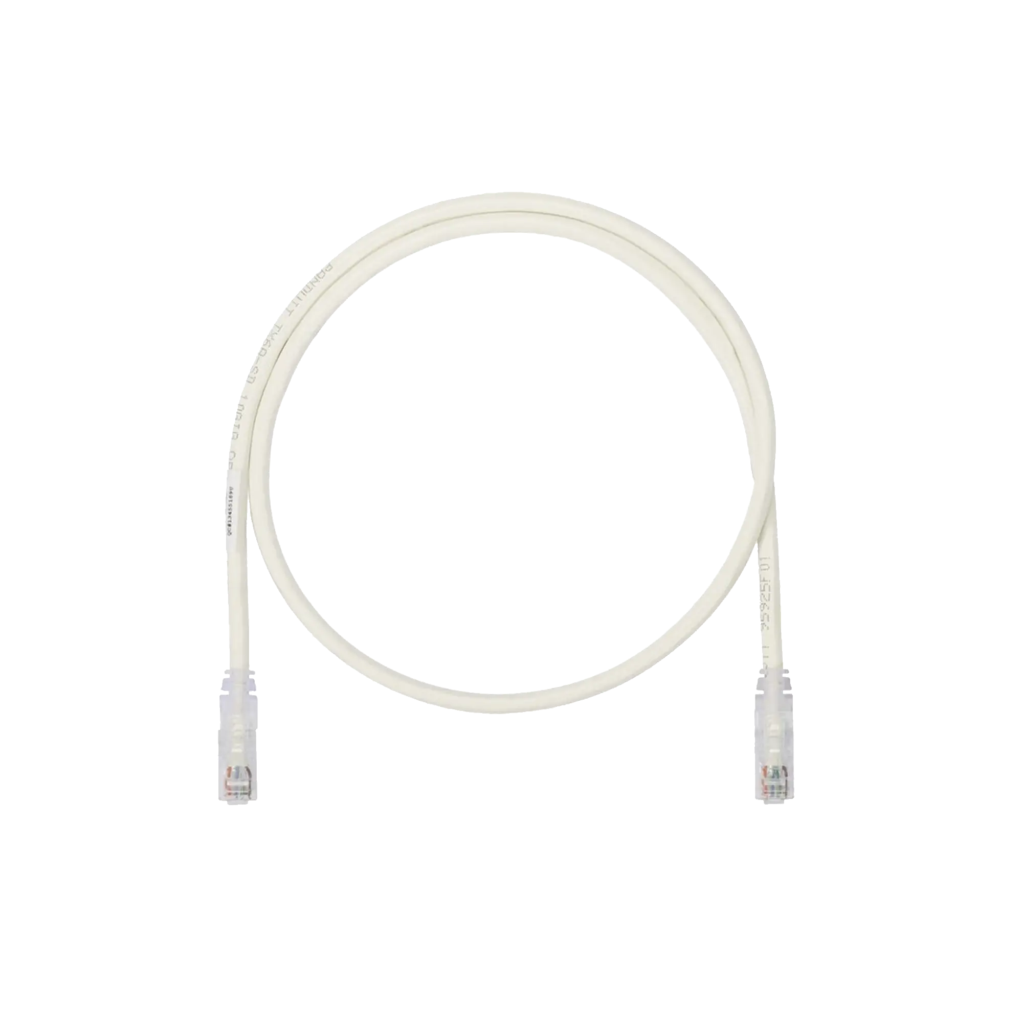 Cable de Parcheo UTP, Cat6A, 24 AWG, CM, Color Blanco, 3m