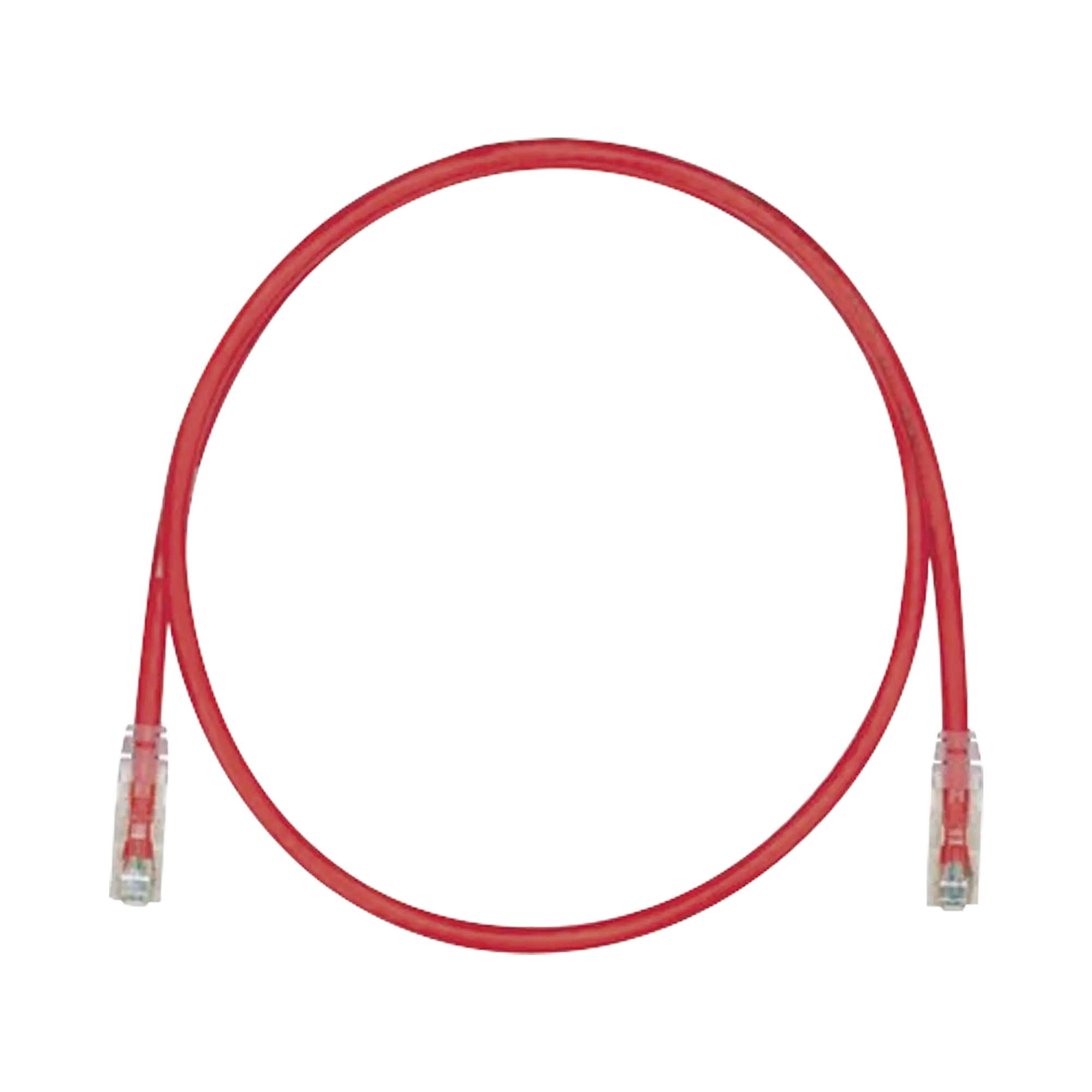 Cable de Parcheo TX6, UTP Cat6, 24 AWG, CM, Color Rojo, 16ft