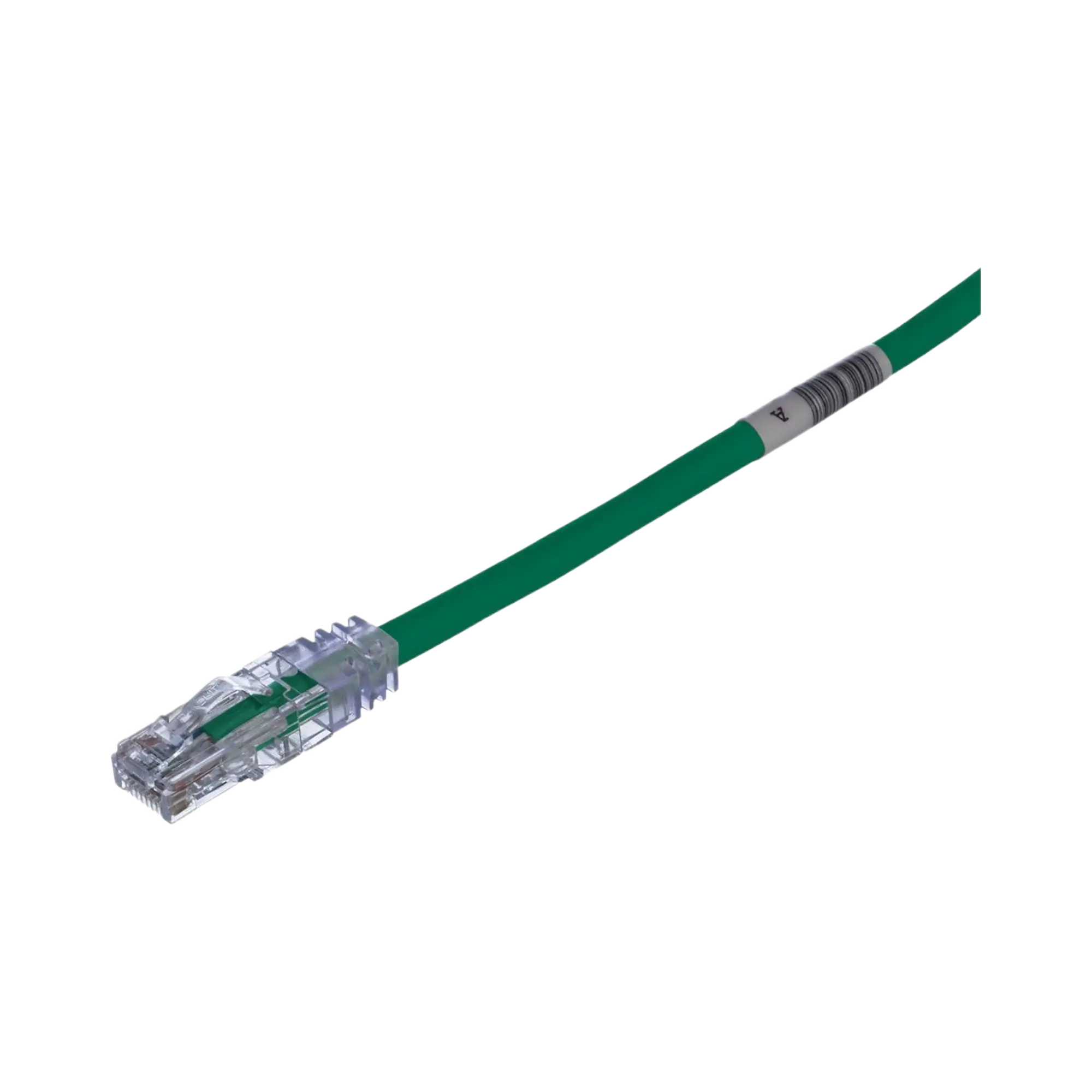 Cable de Parcheo TX6, UTP Cat6, 24 AWG, CM, Color Verde, 7 ft.