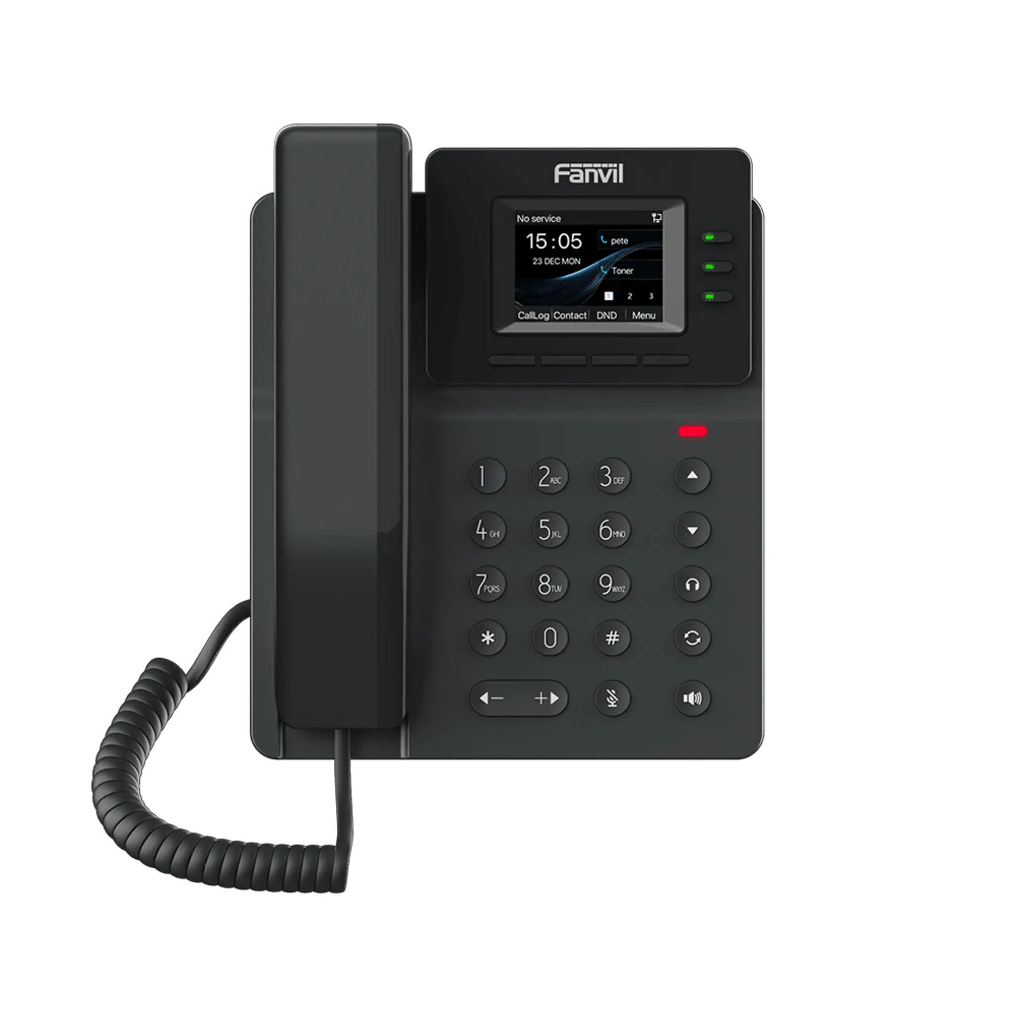 TELEFONO IP WI-FI PANTALLA A COLO 2.4 , 4 LINEAS SIP, CONFERENCIA 6 VIAS
