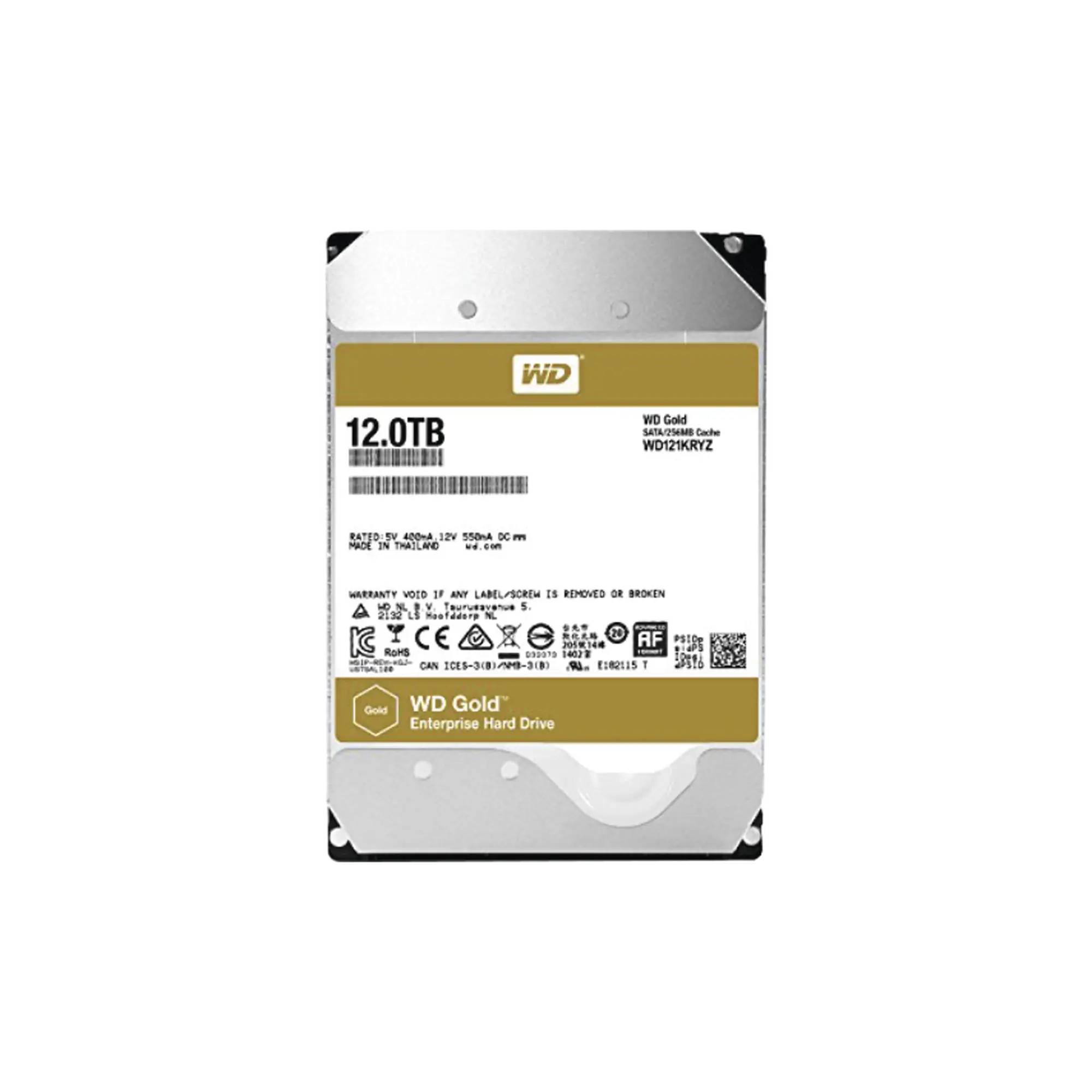Disco duro WD 12TB / 7200RPM / Optimizado NAS y DataCenter / HelioSeal