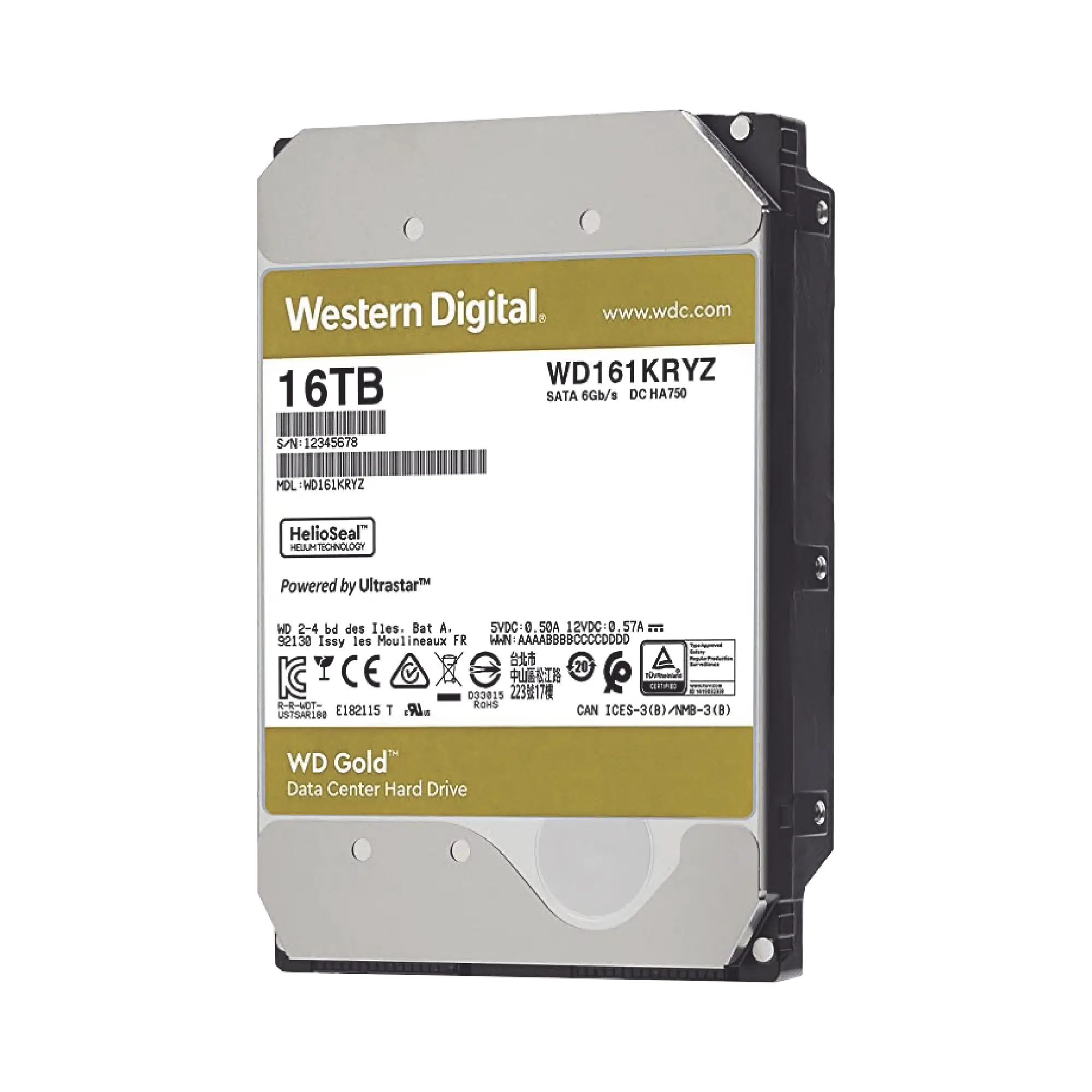 Disco Duro Enterprise 16TB WD GOLD