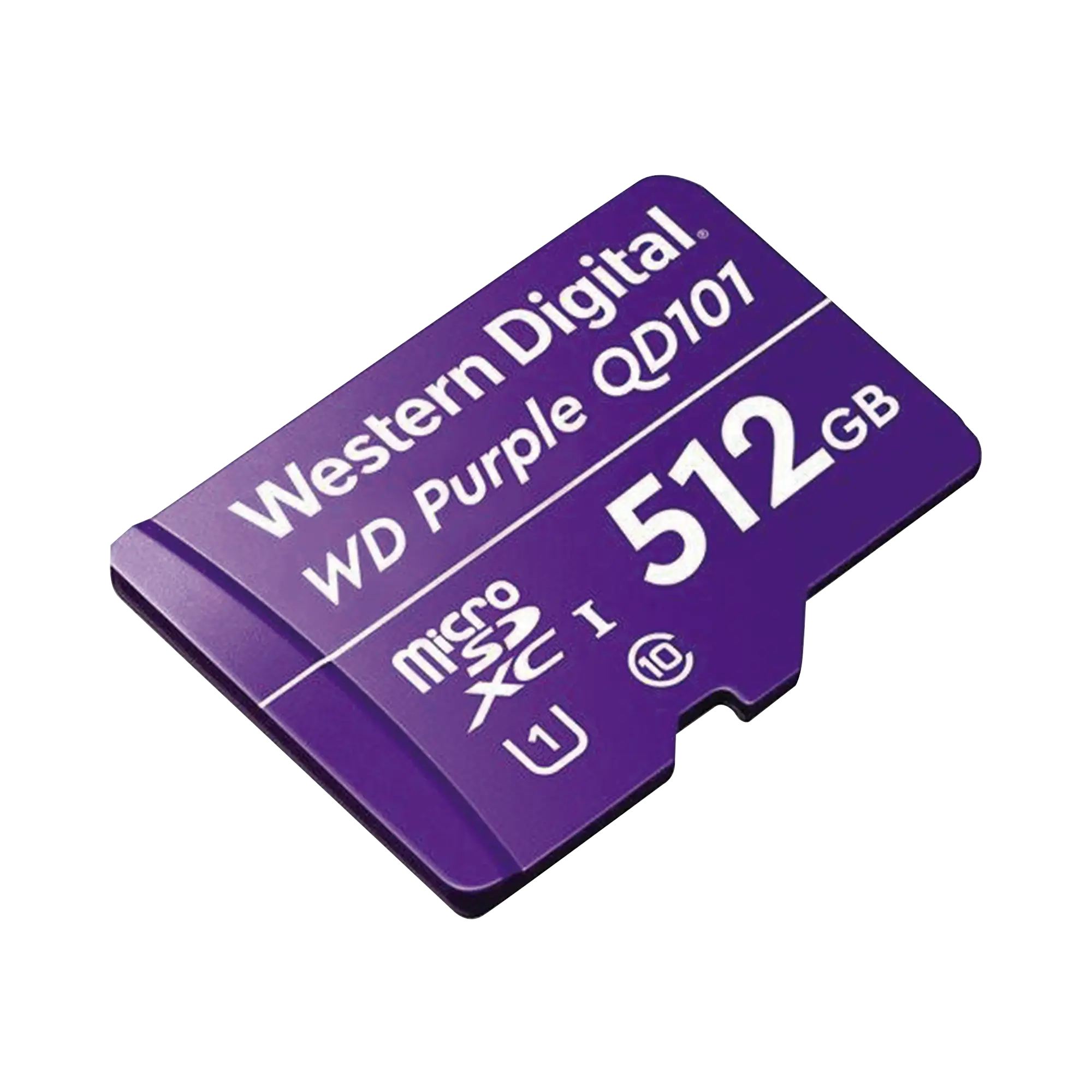 Memoria microSD de 512 GB PURPLE, Especializada Para Videovigilancia, 10 VECES MAYOR DURACIÓN, 3 AÑOS DE GARANTIA
