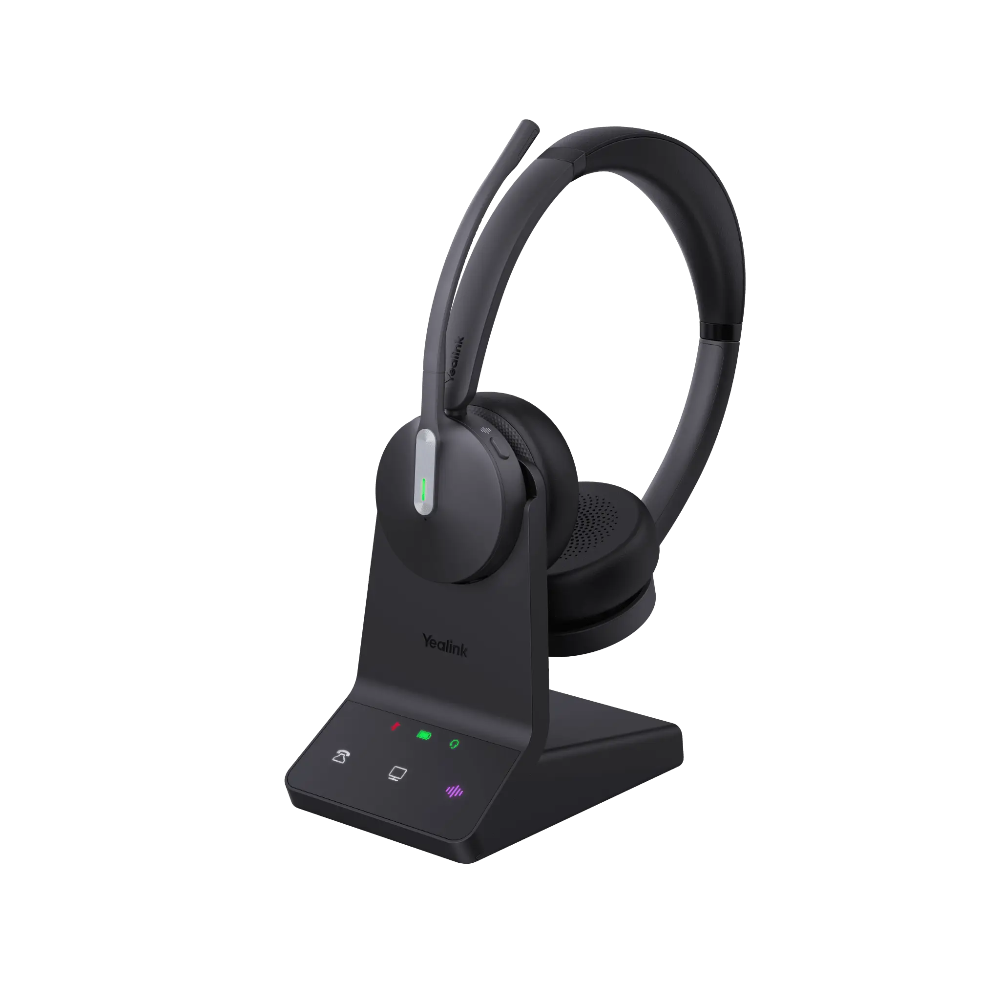 Diadema Inalámbrica Yealink WH64 DECT y Bluetooth con Capacidad de Hasta 32 Horas de Conversación