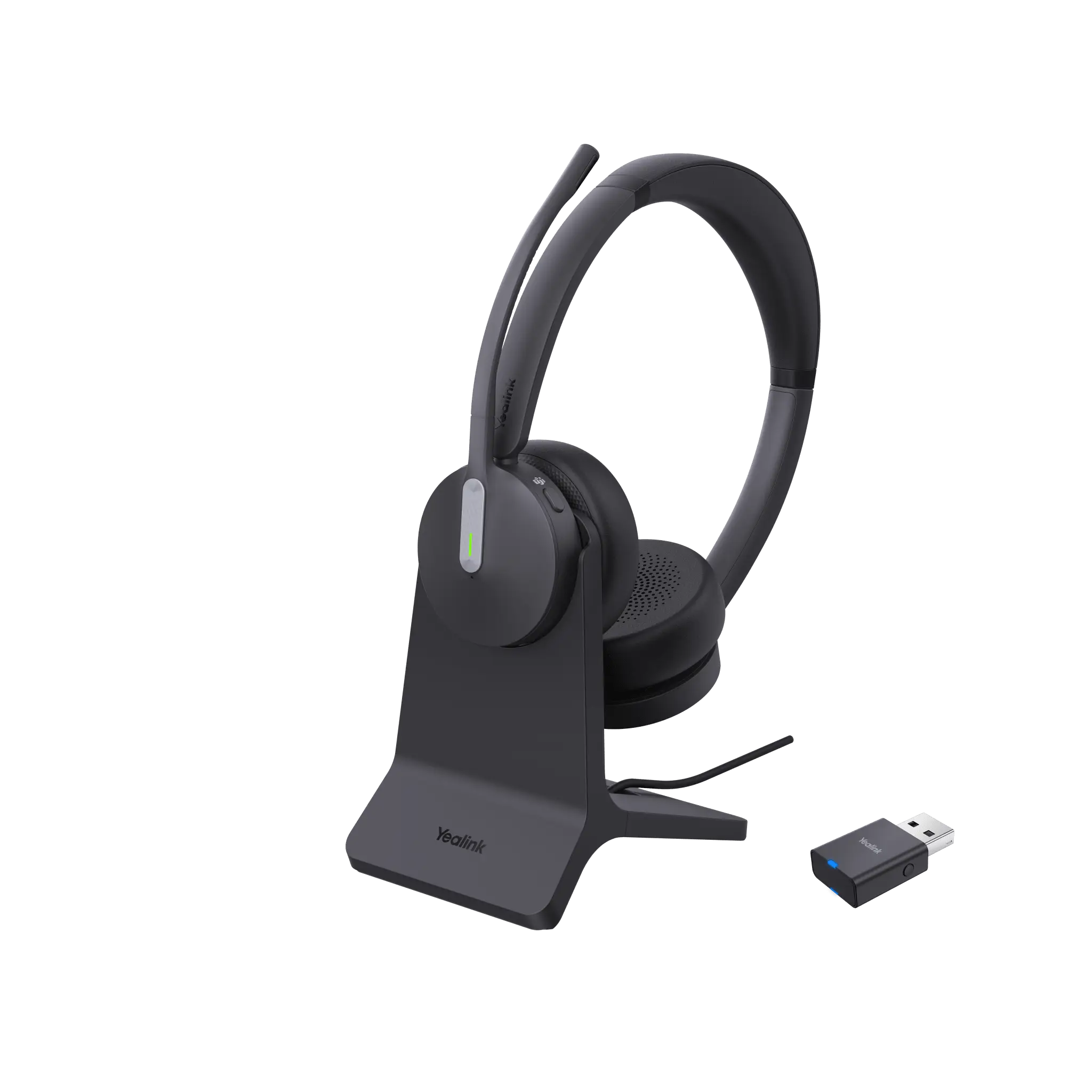Diadema Inalámbrica WH64 Hybrid Dual de Yealink con Certificación Teams y Micrófonos con Acoustic Shield 2.0