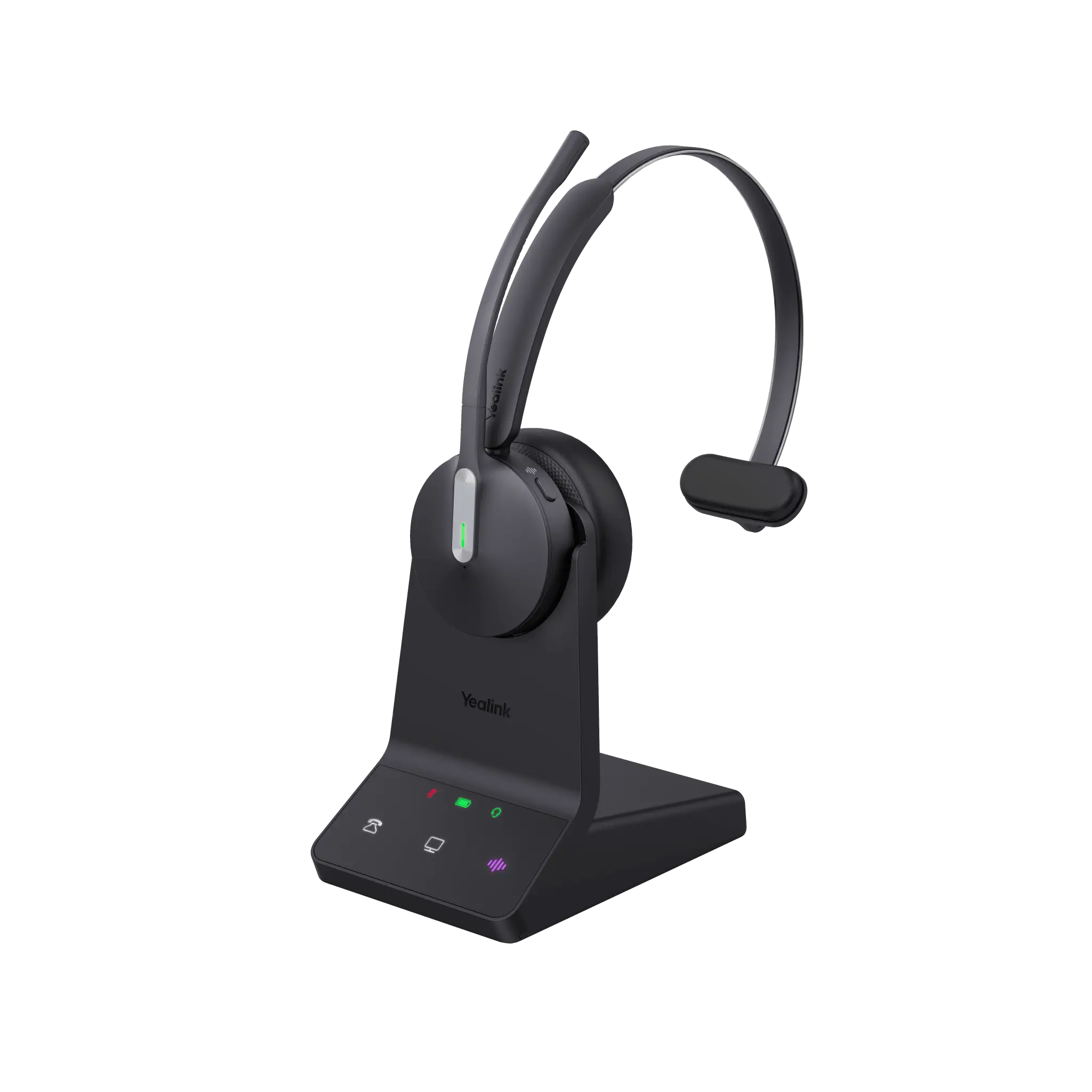 Diadema Inalambrica WH64 Mono UC de Yealink con Acoustic Shield 2.0 y Funcionamiento DECT-Bluetooth