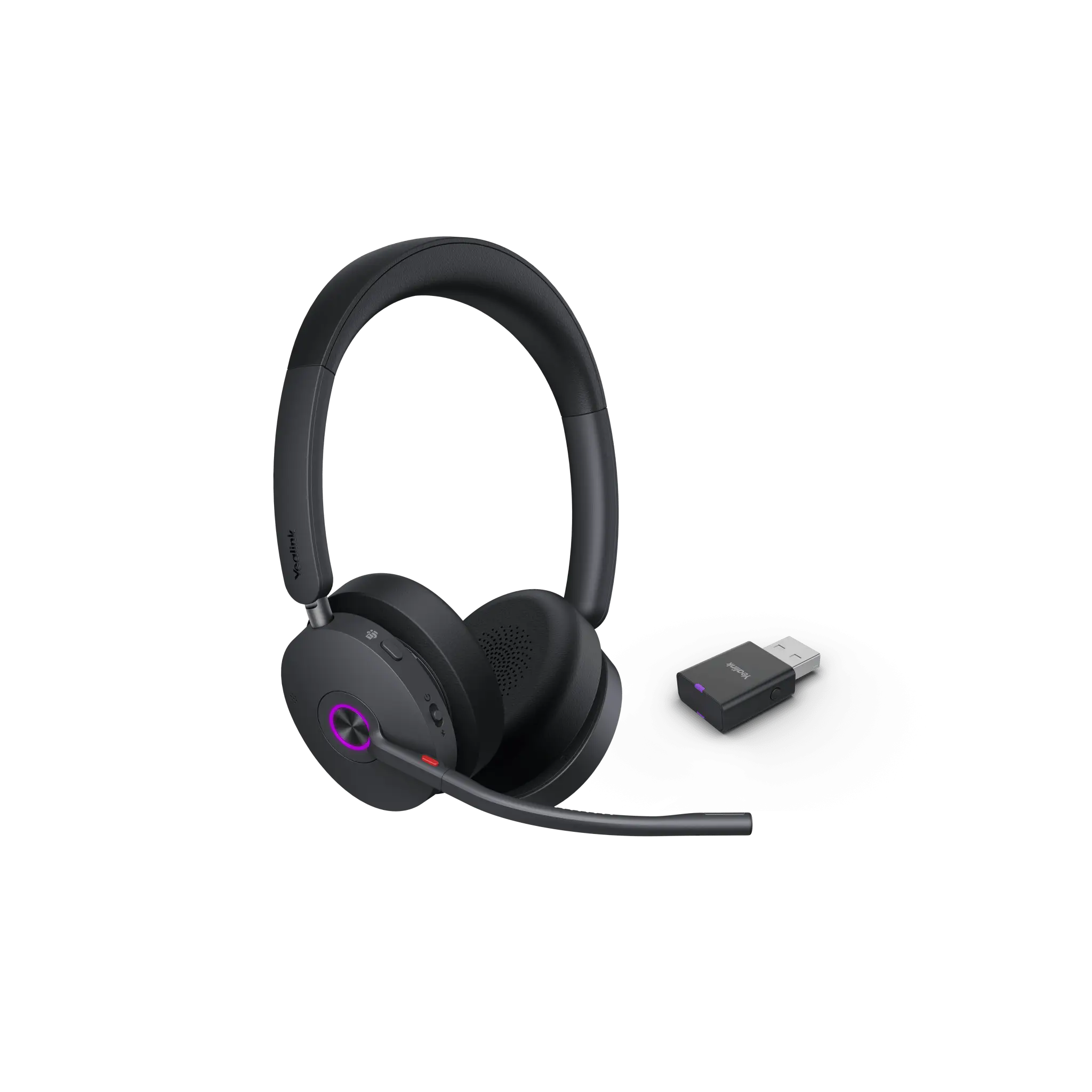 Diadema Inalámbrica Yealink WH68 Hybrid con Tecnología de Cancelación de Ruido Híbrida para Ambientes Ruidosos