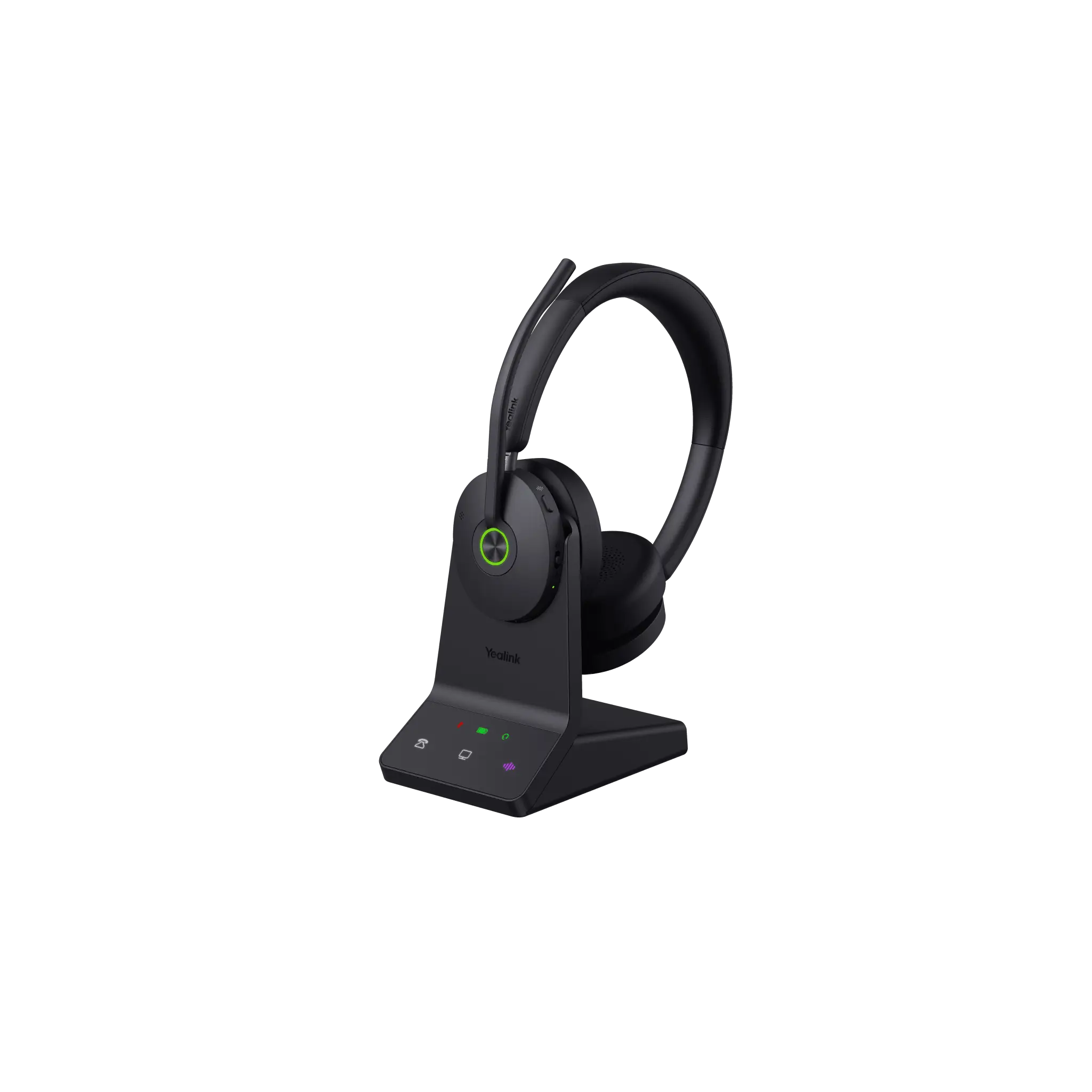 Diadema Inalámbrica WH68 de Yealink con ANC Híbrida y Conectividad Dual DECT Bluetooth